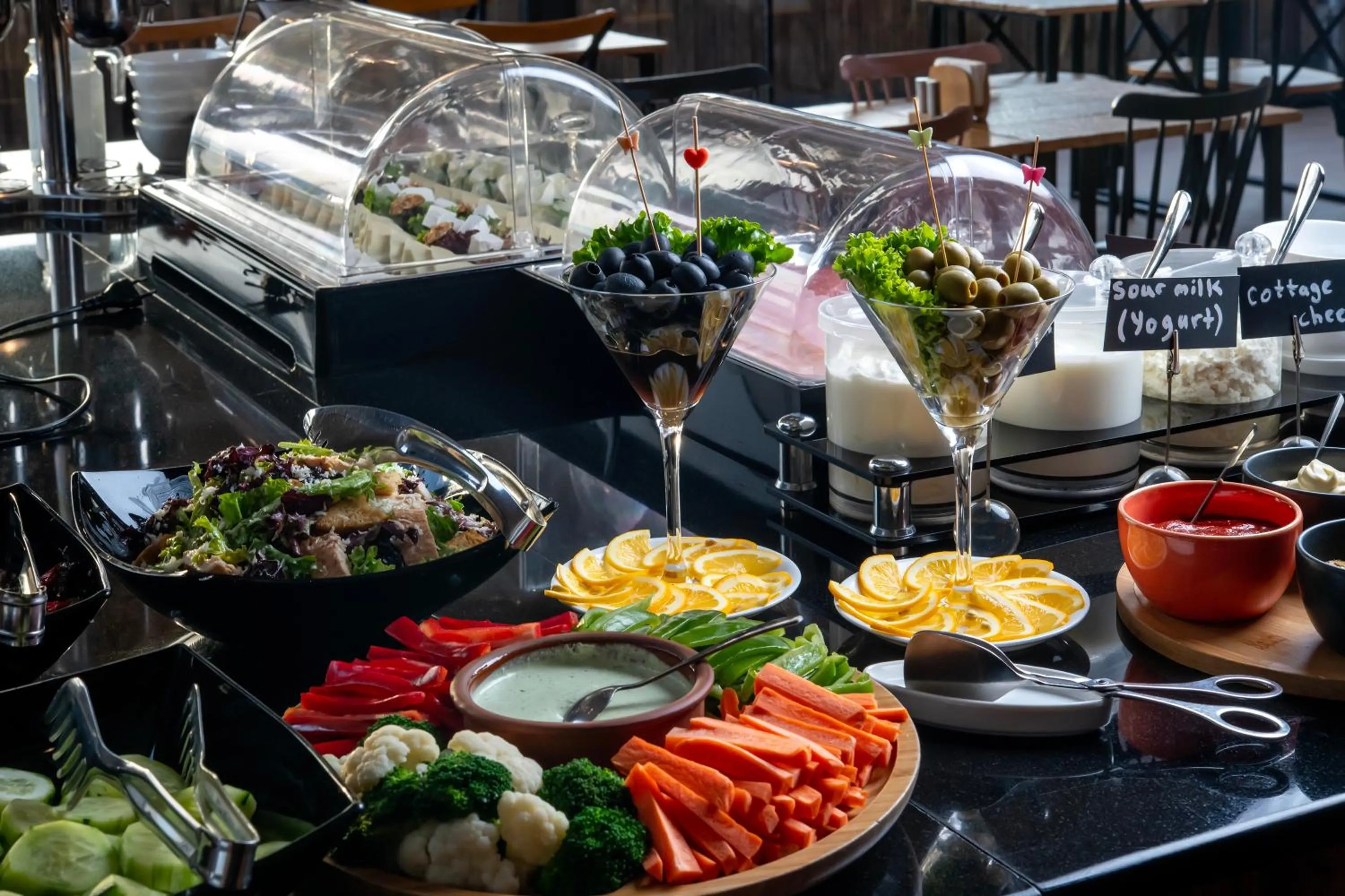 Breakfast in Urban Boutique Hotel