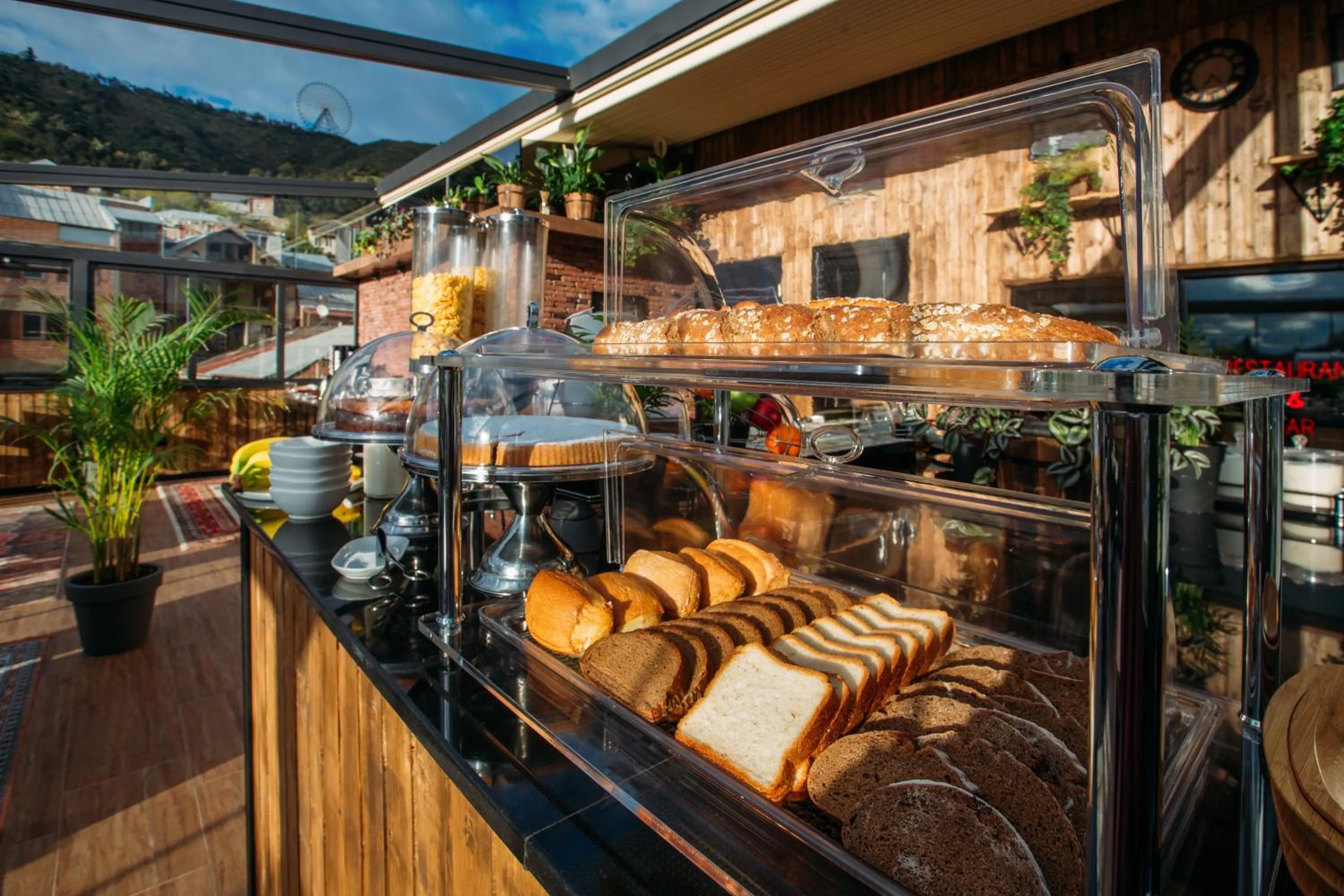 Breakfast in Urban Boutique Hotel