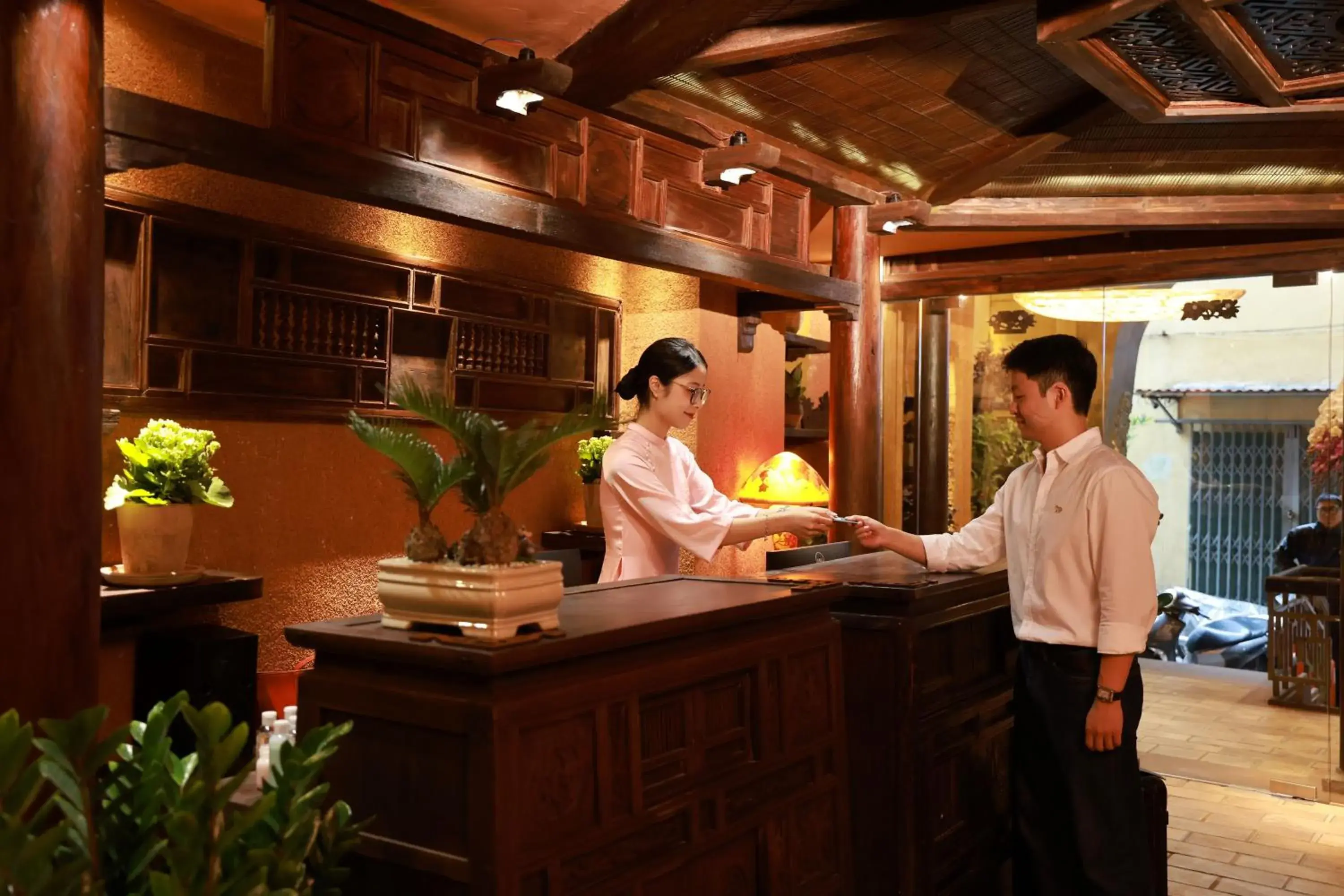 Lobby or reception in Kecho Legacy Hotel Hanoi & Spa Lobby or reception in Kecho Legacy Hotel Hanoi & Spa