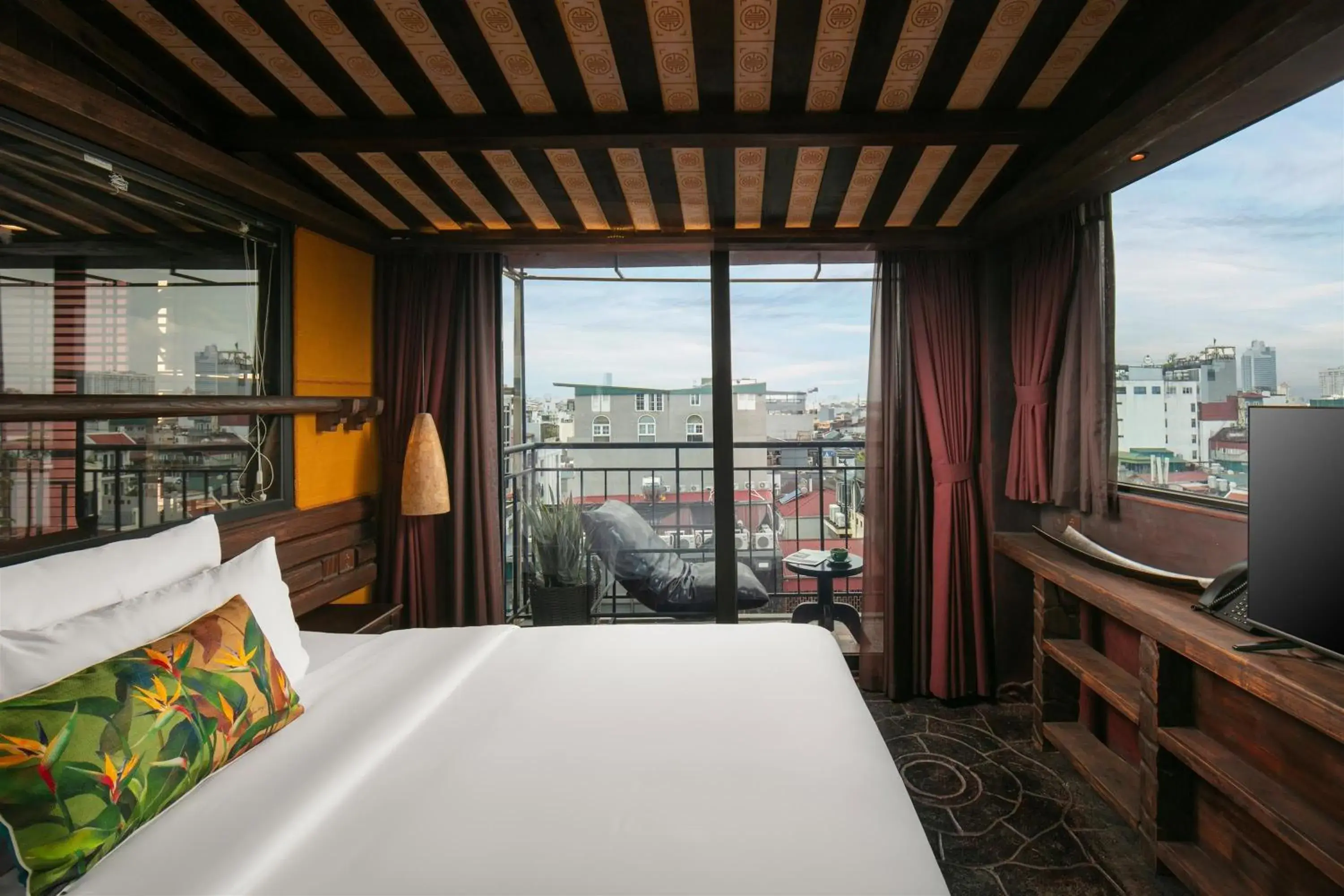 View (from property/room), Bed in Kecho Legacy Hotel Hanoi & Spa View (from property/room), Bed in Kecho Legacy Hotel Hanoi & Spa