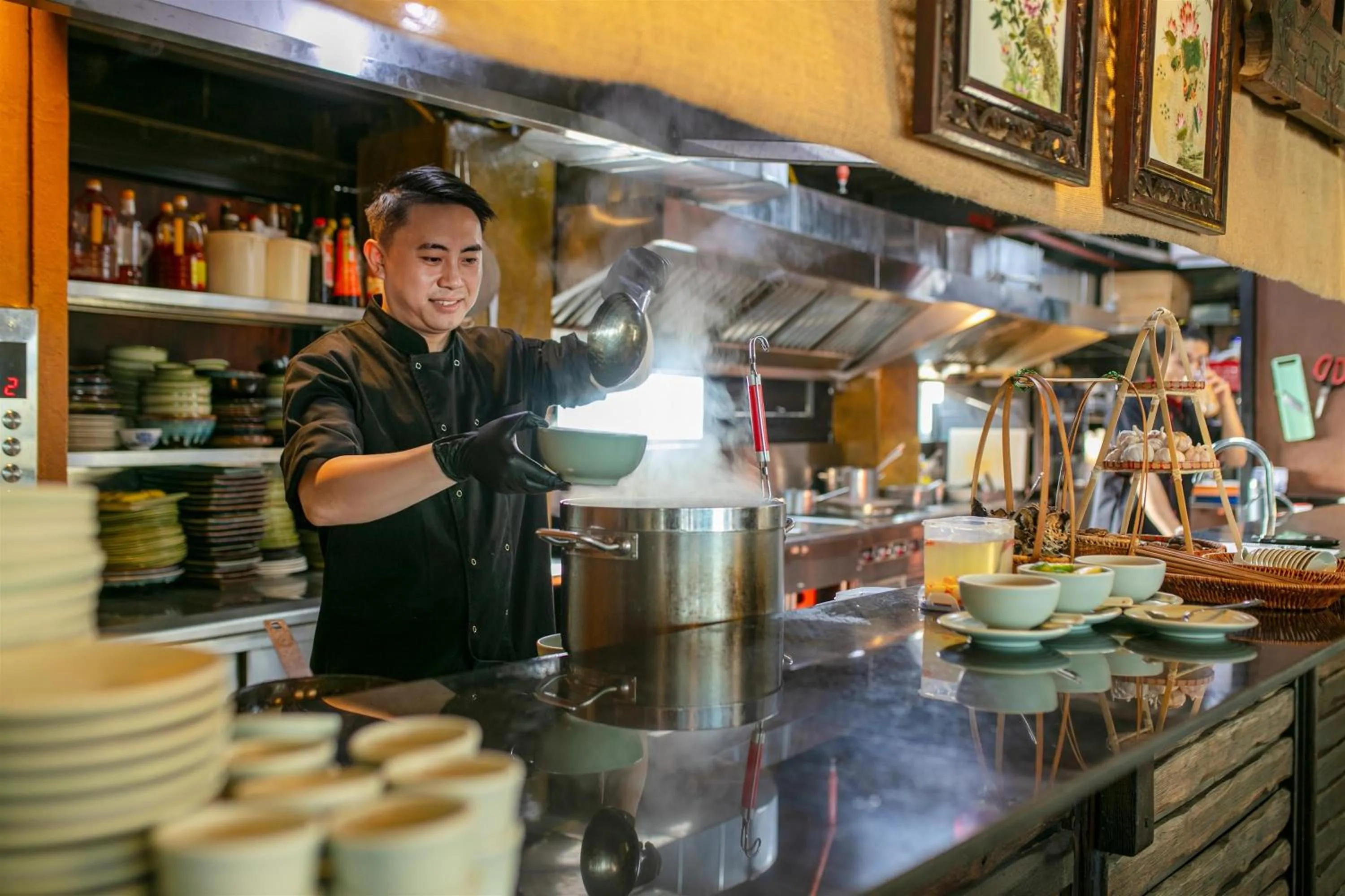 Restaurant/places to eat in Kecho Legacy Hotel Hanoi & Spa