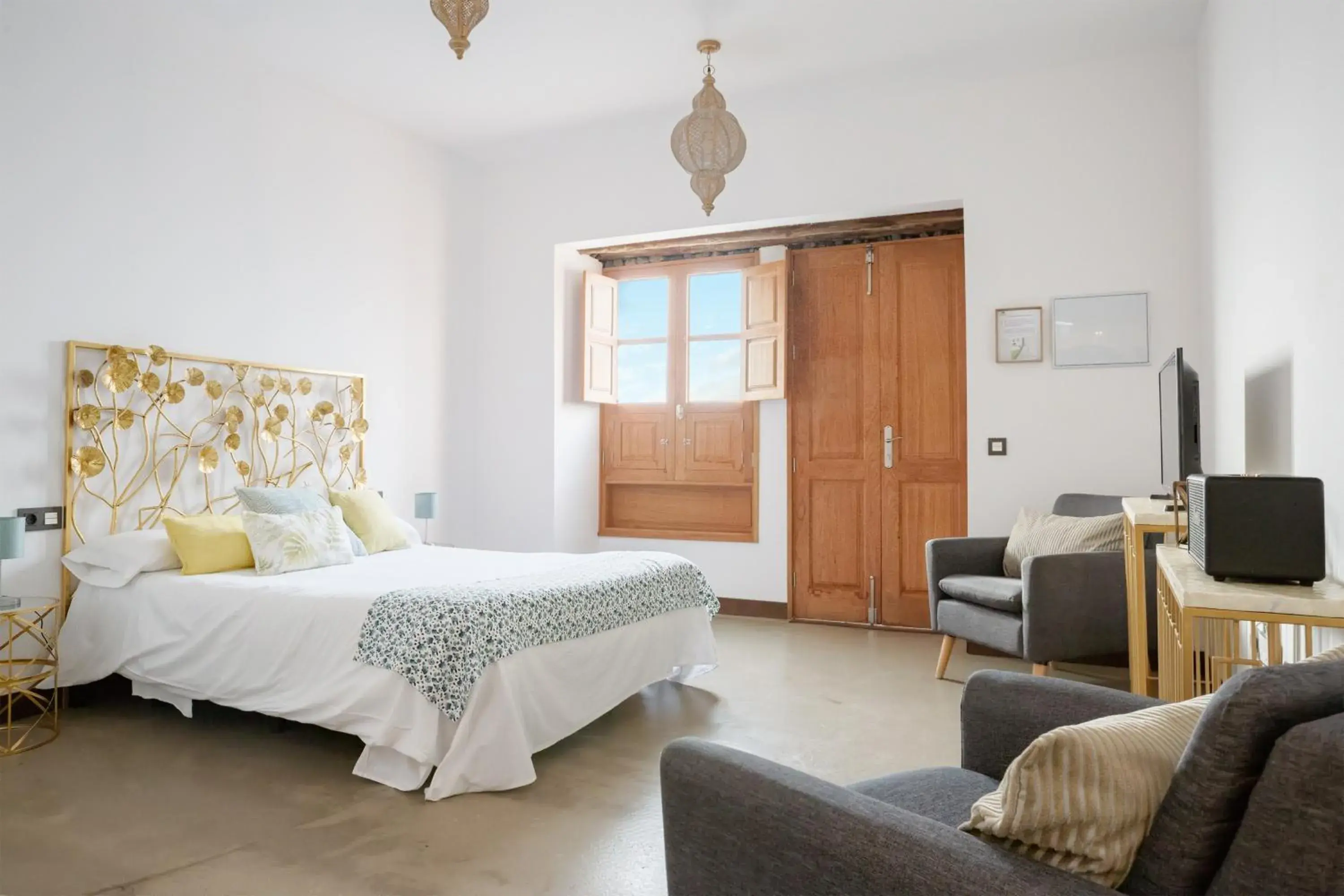 Bed in El Charco Suites Bed in El Charco Suites