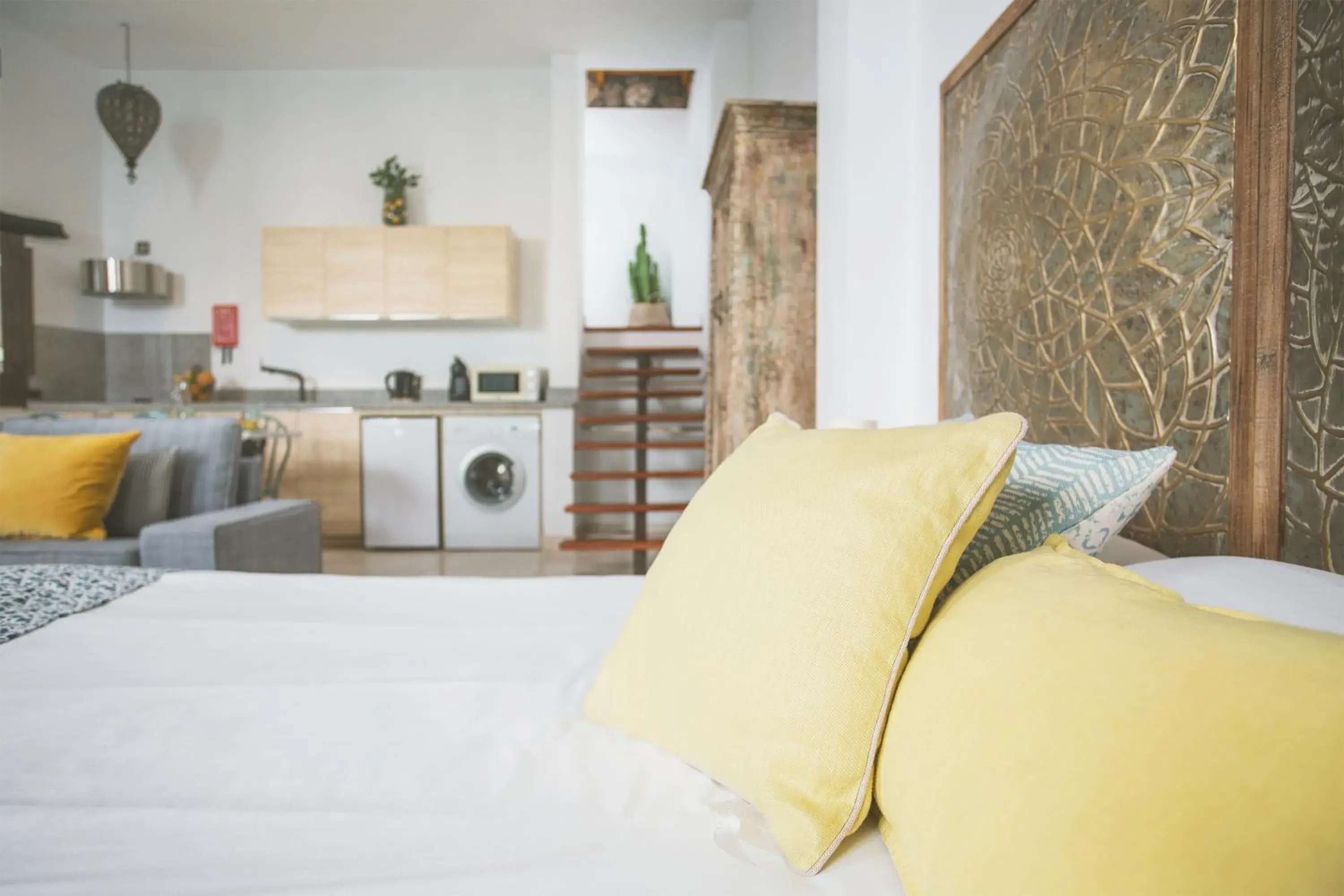 Bed in El Charco Suites Bed in El Charco Suites