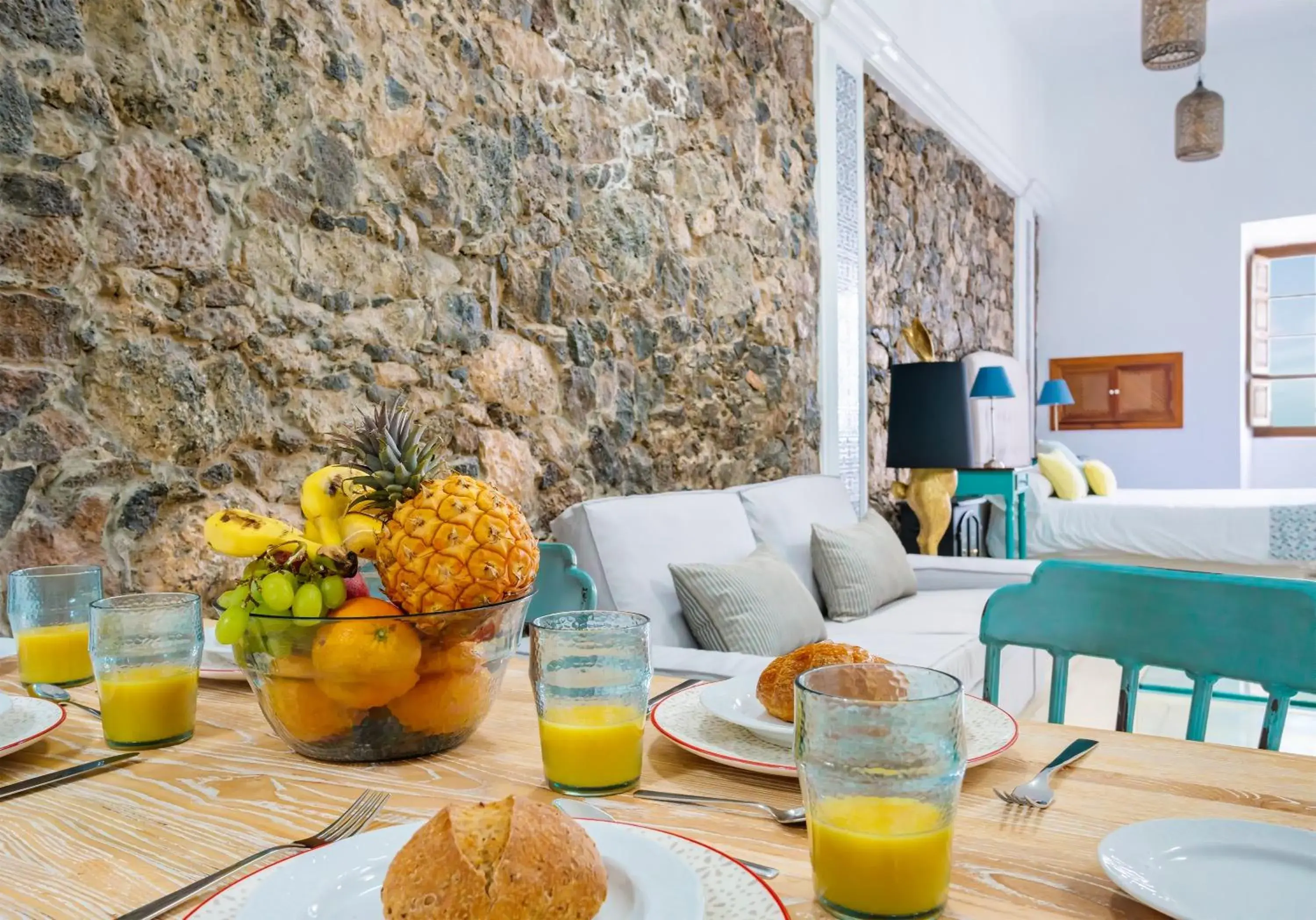 Living room in El Charco Suites Living room in El Charco Suites