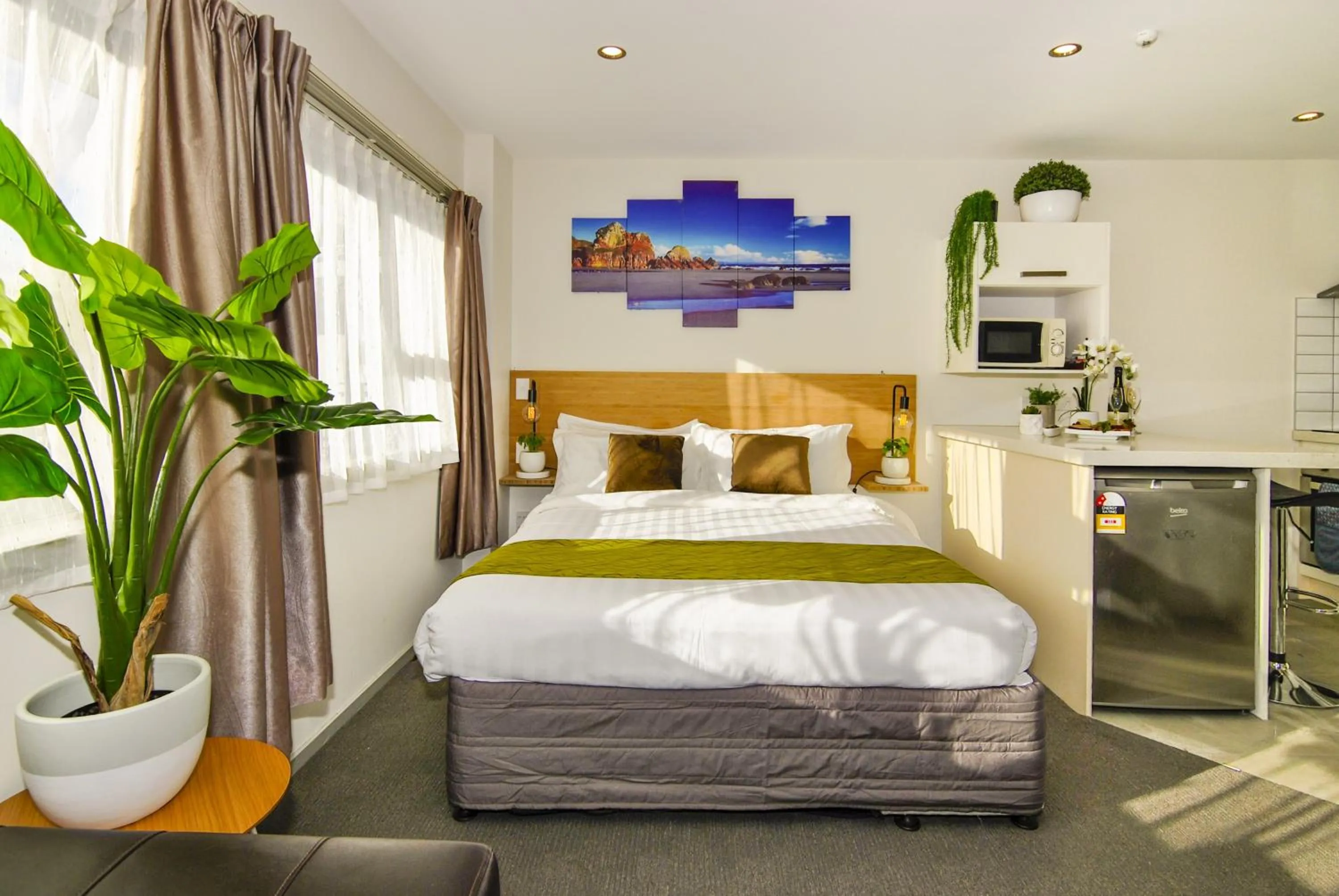 Bed in Newlands Court Motel