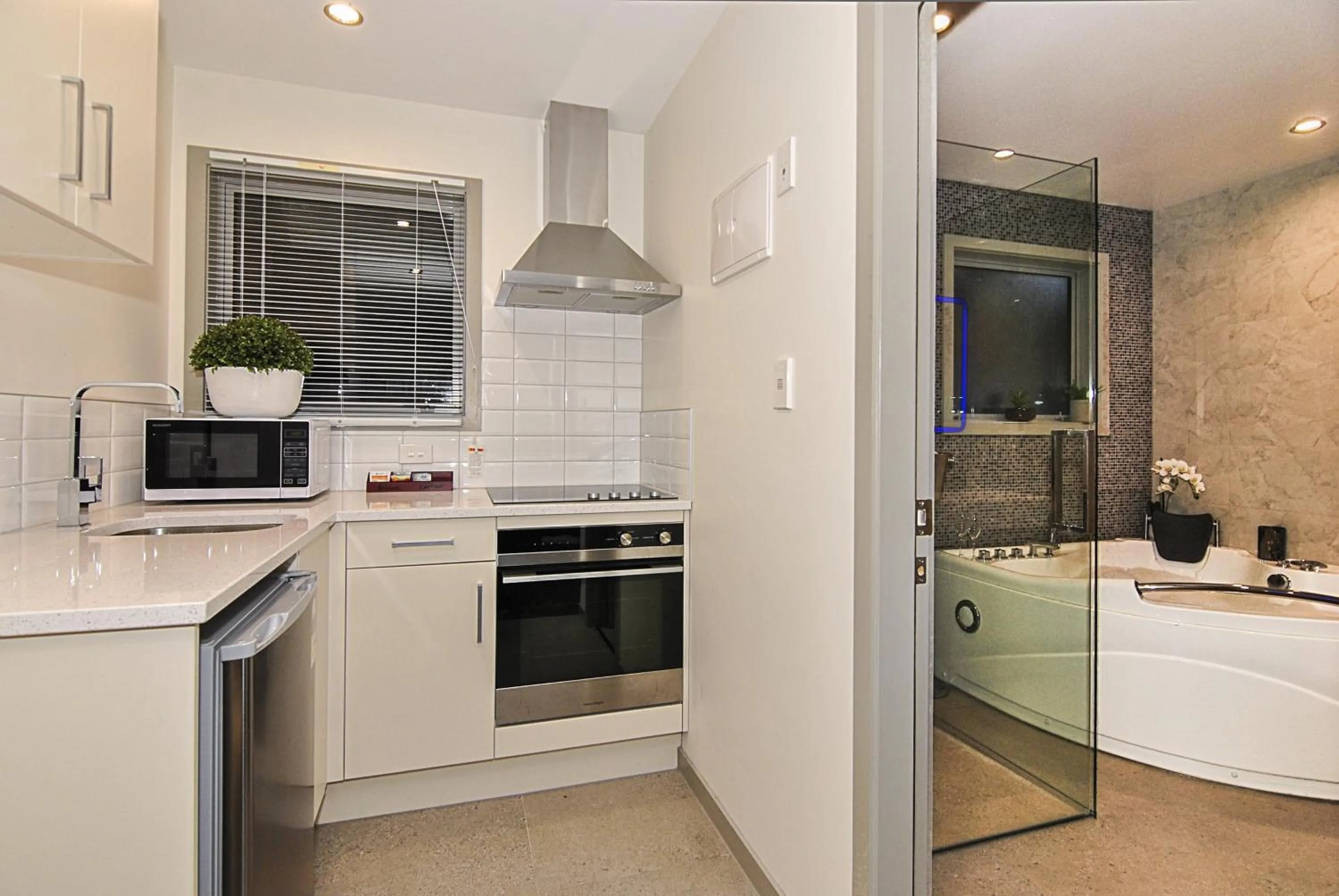 Kitchen or kitchenette in Newlands Court Motel