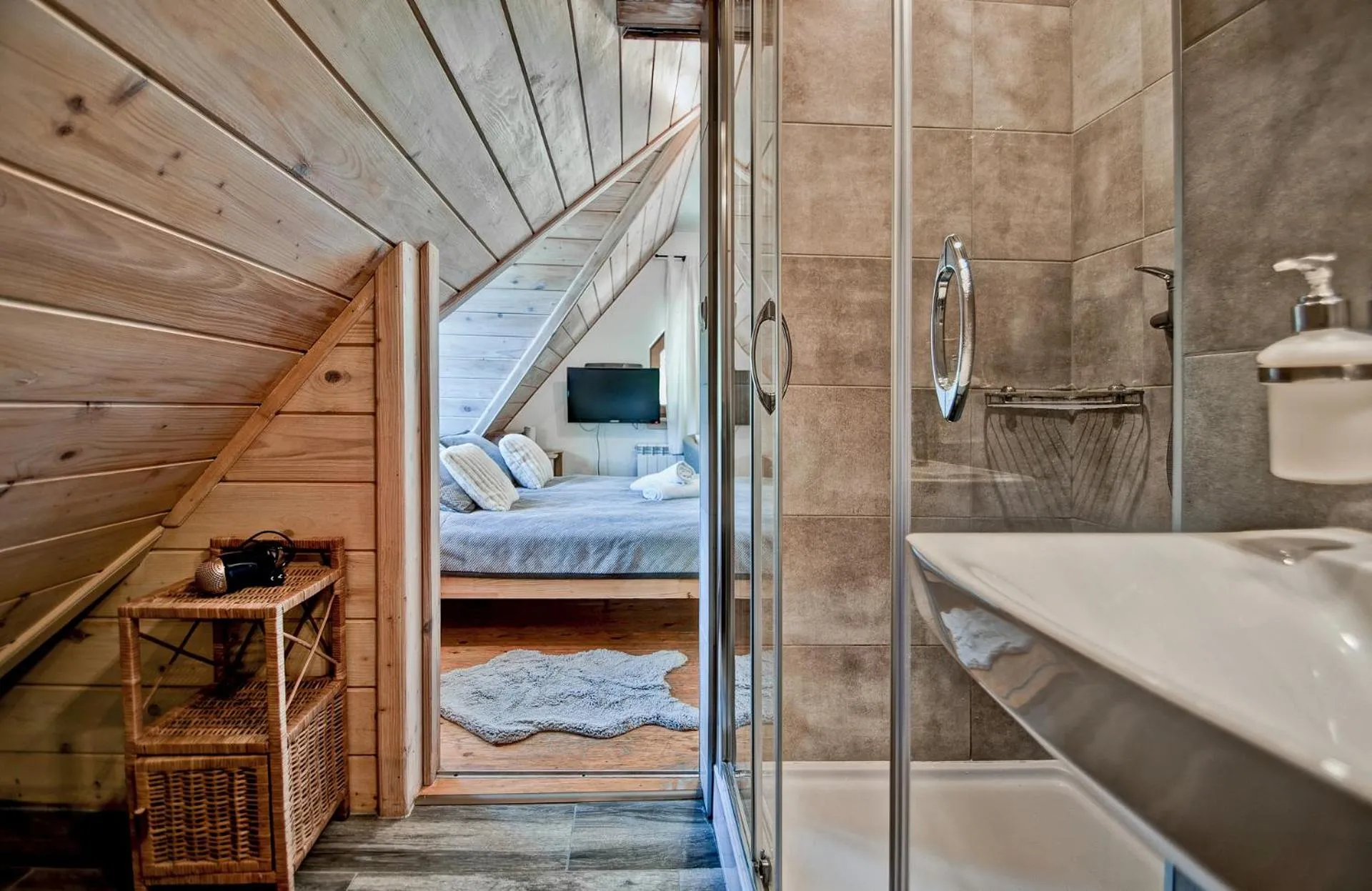 Bathroom, Bed in Willa Weronika