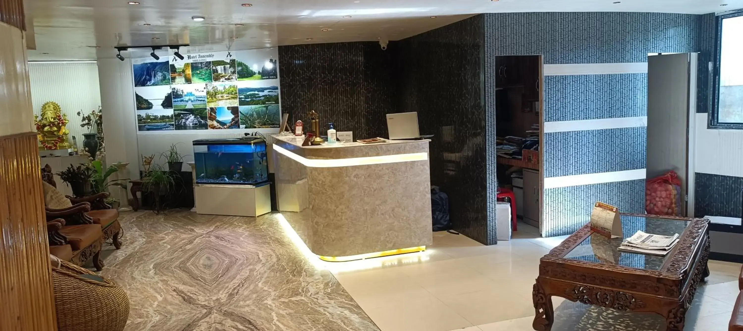 Lobby or reception in Hotel Assembly Lobby or reception in Hotel Assembly