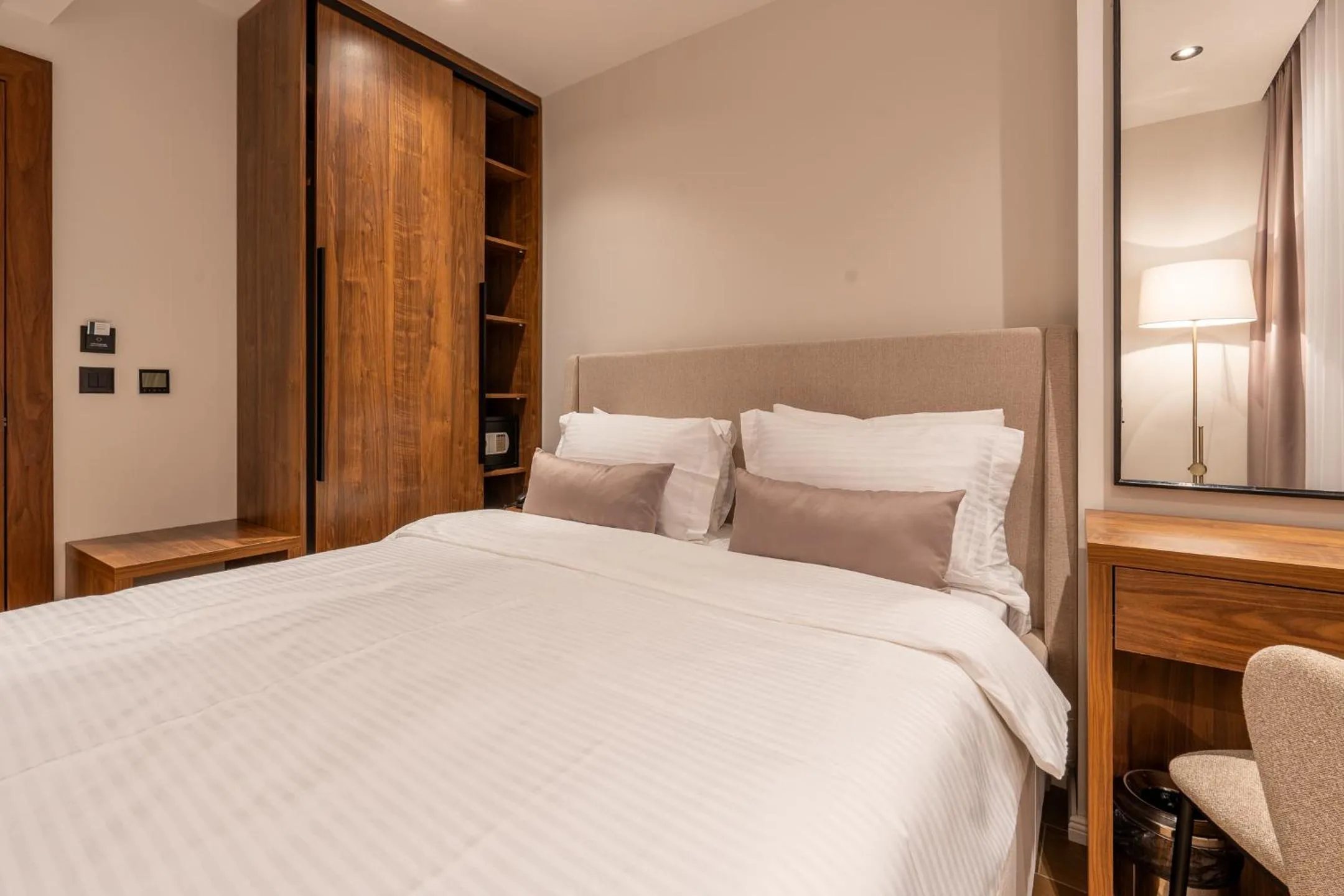 Bed in Ruby Hotel Prishtina