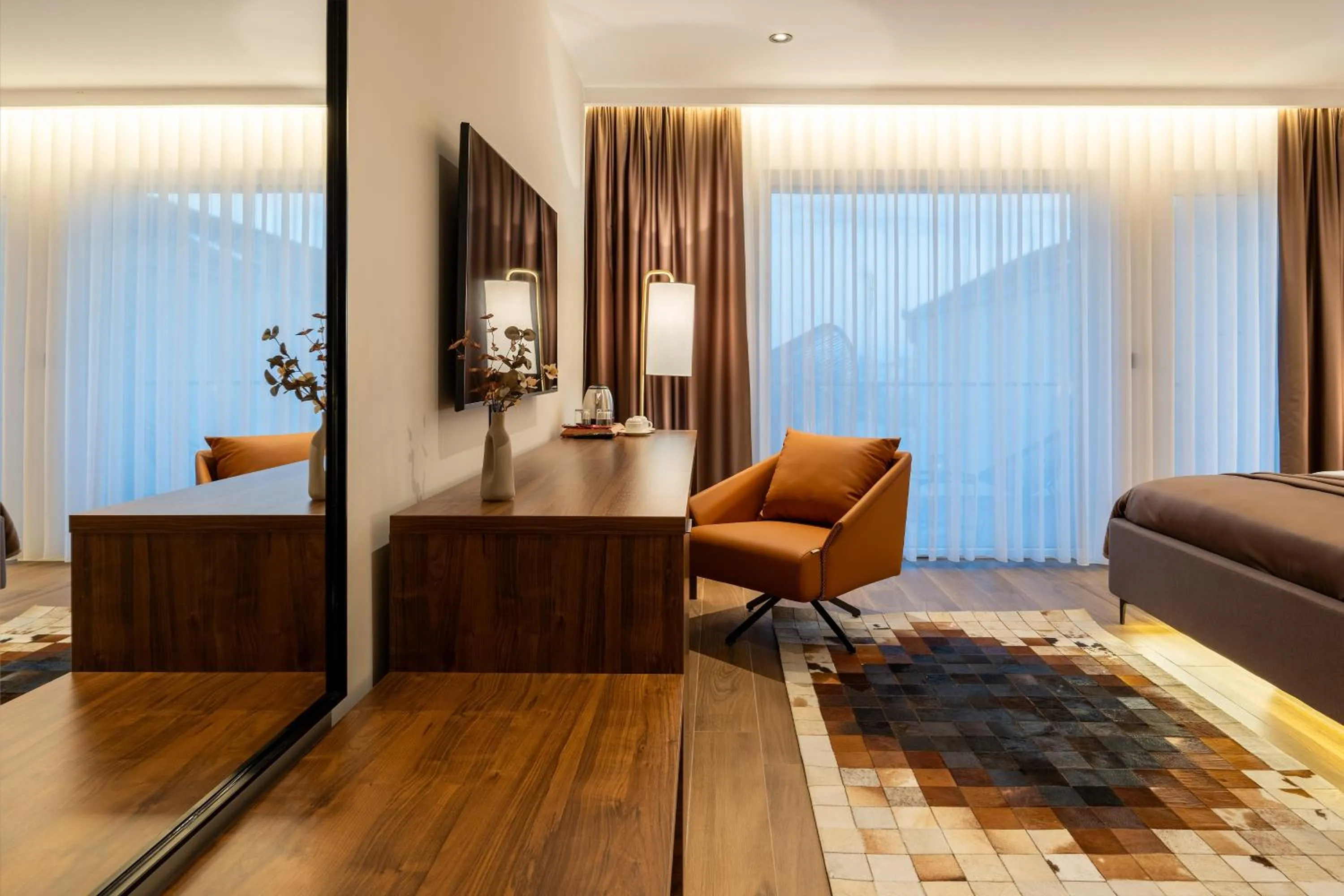 Bed in Ruby Hotel Prishtina