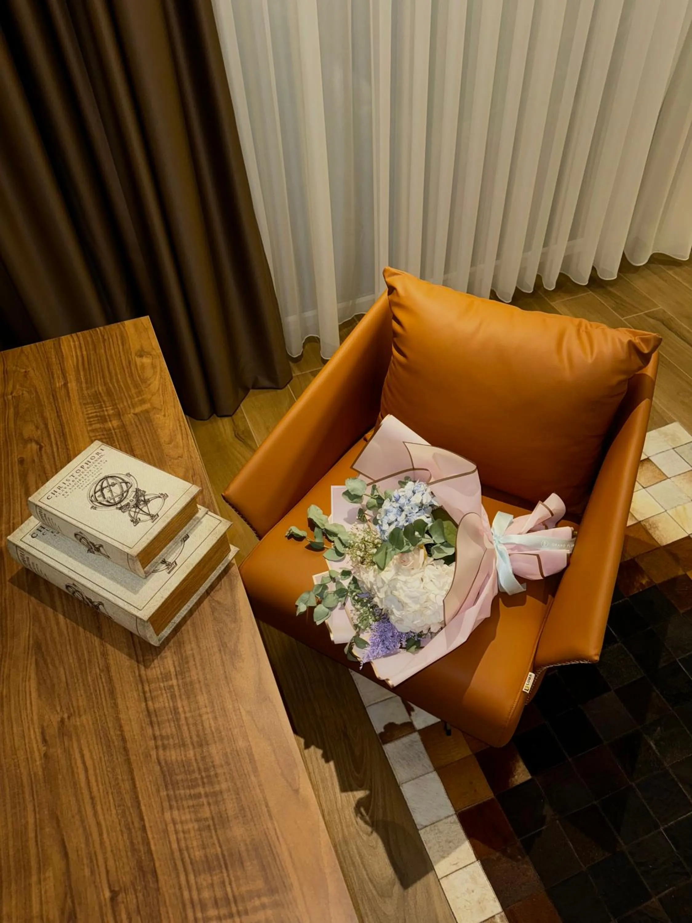 Seating area in Ruby Hotel Prishtina