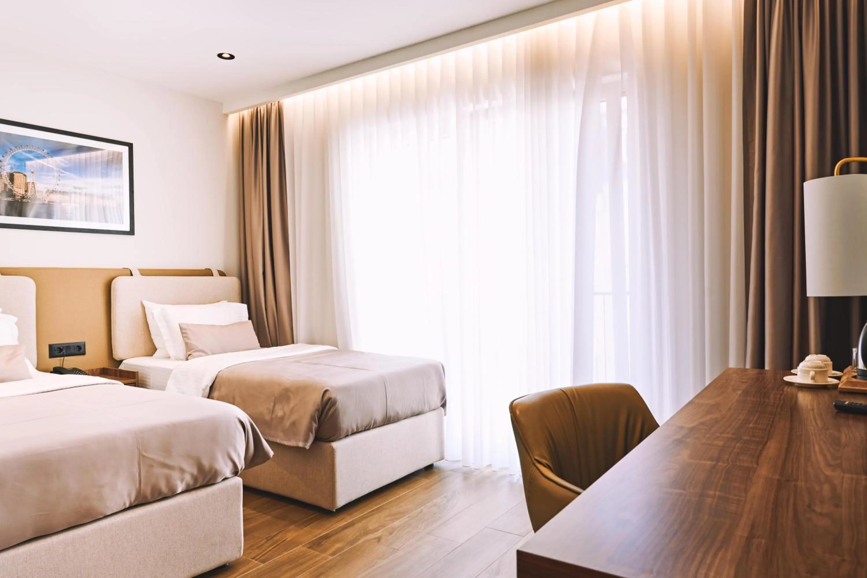 Bedroom, Bed in Ruby Hotel Prishtina