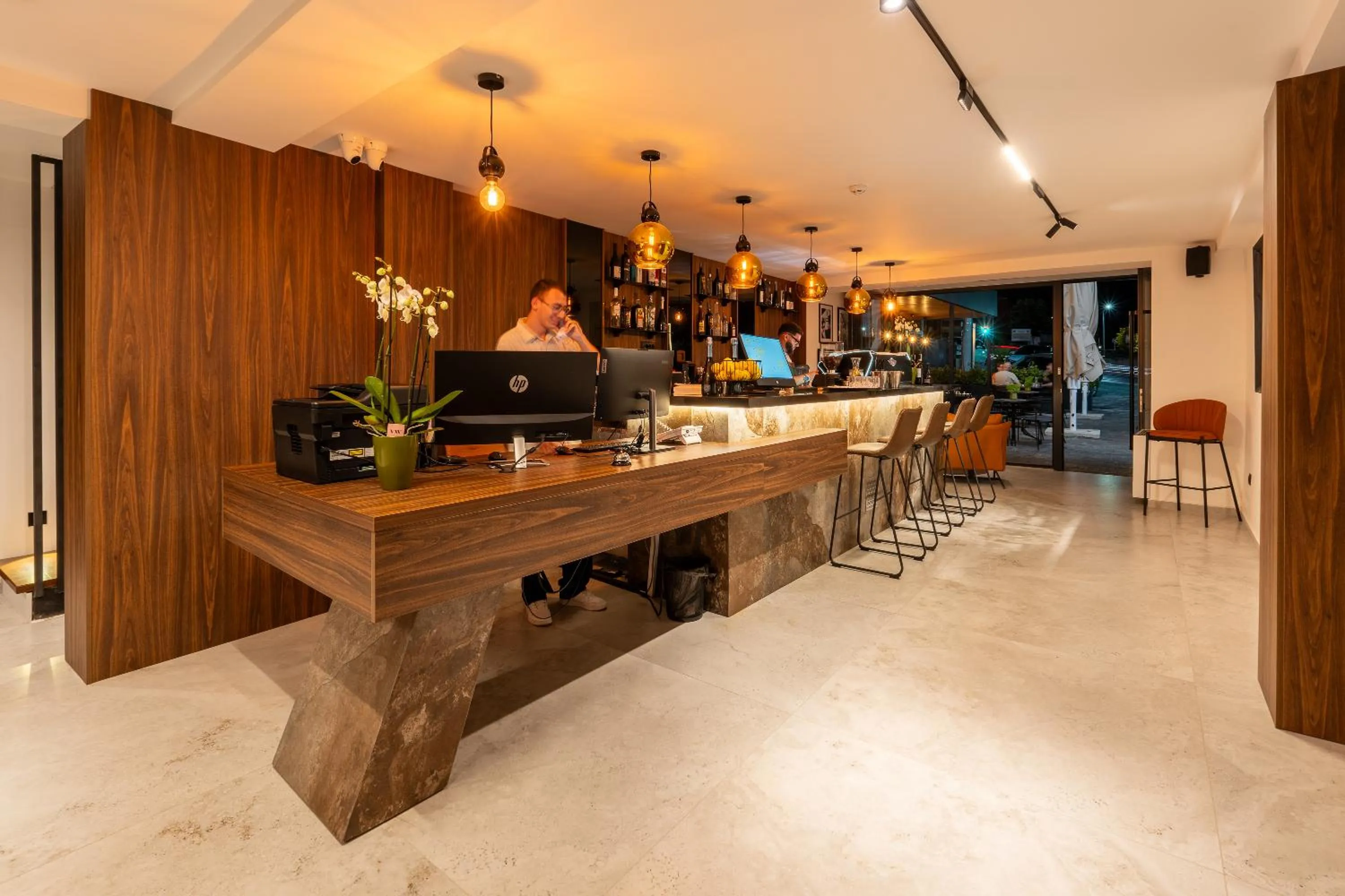 Lobby or reception in Ruby Hotel Prishtina