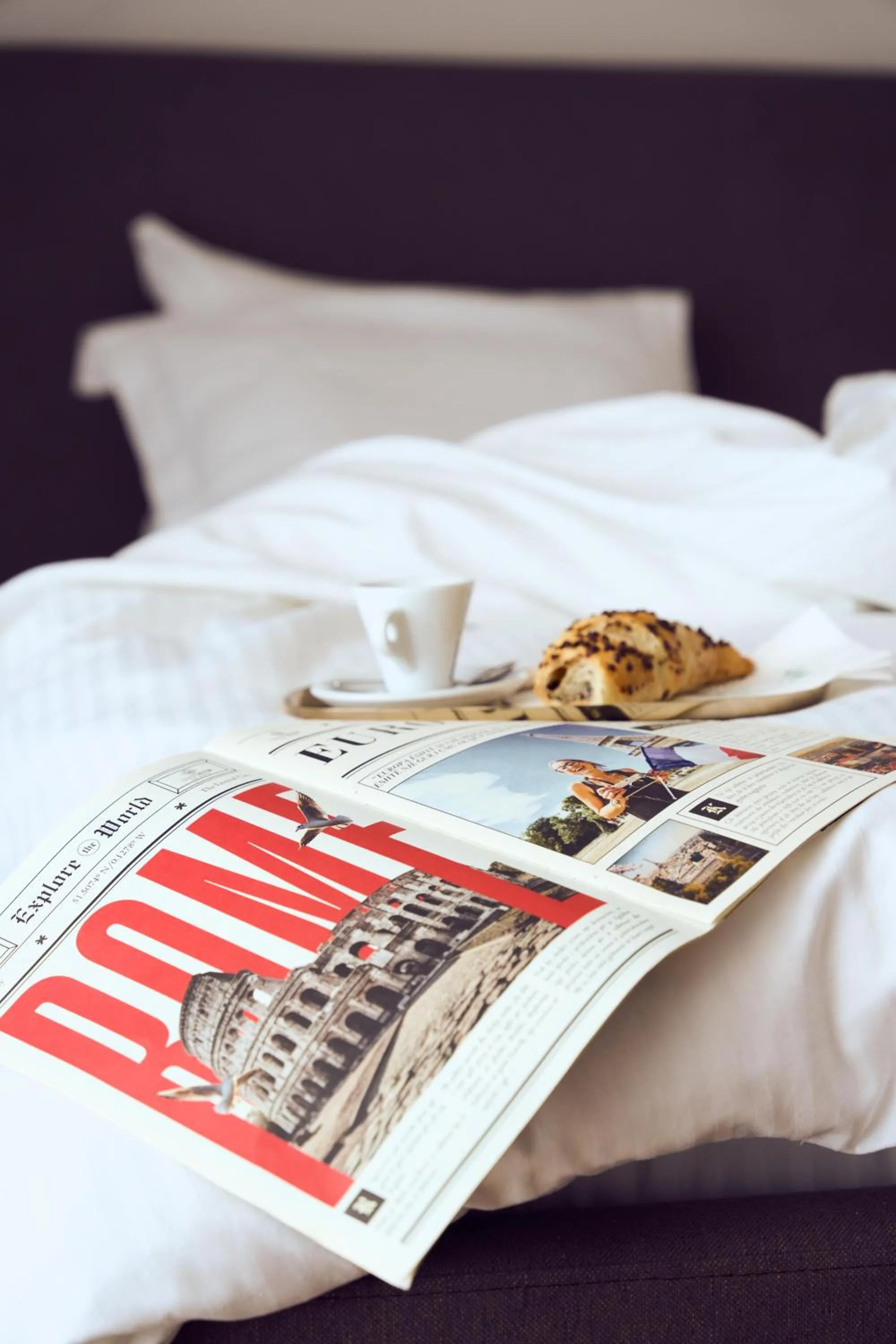 Bed in Ruby Hotel Prishtina