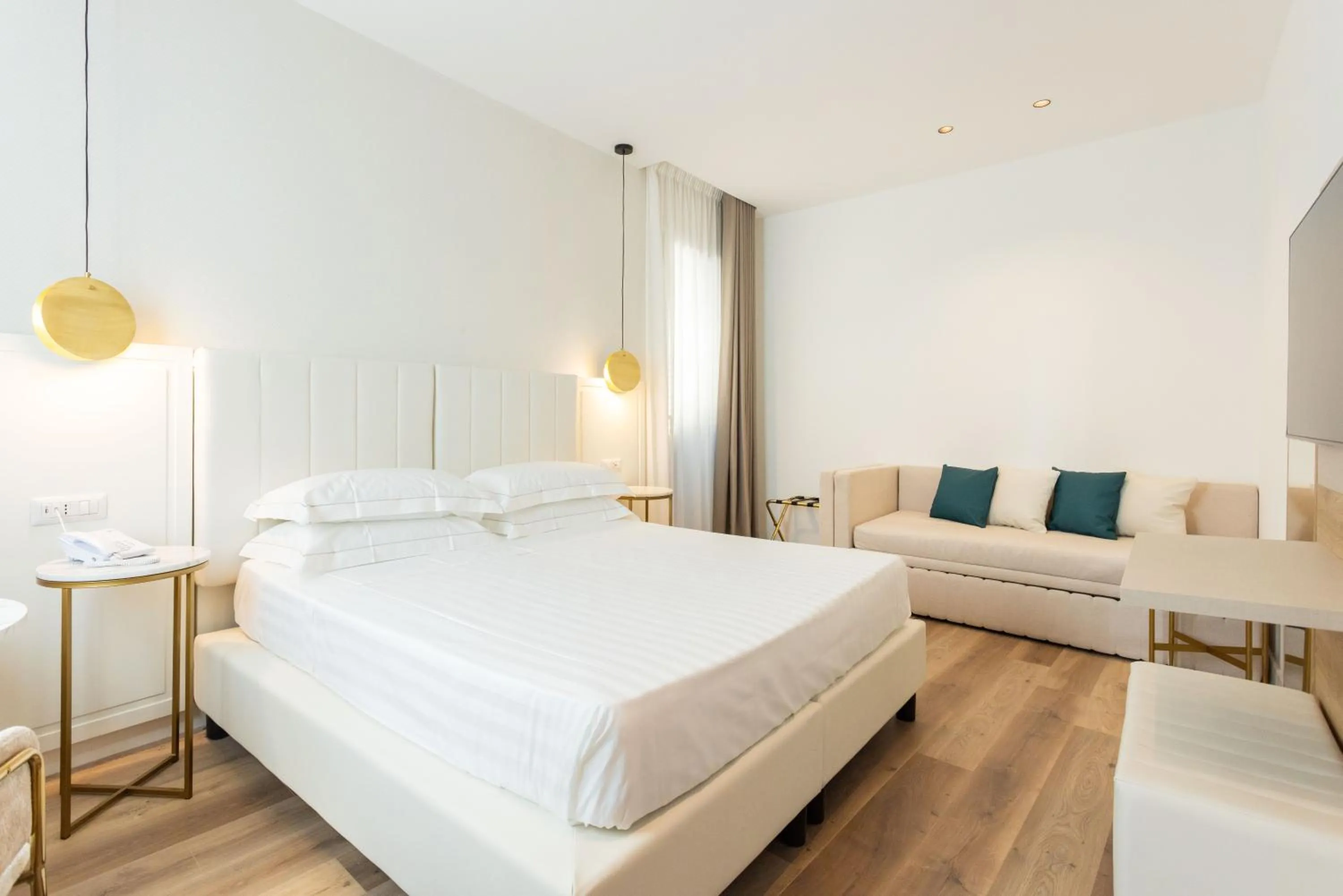 Bed in Mondello Glam Hotel & Terrace