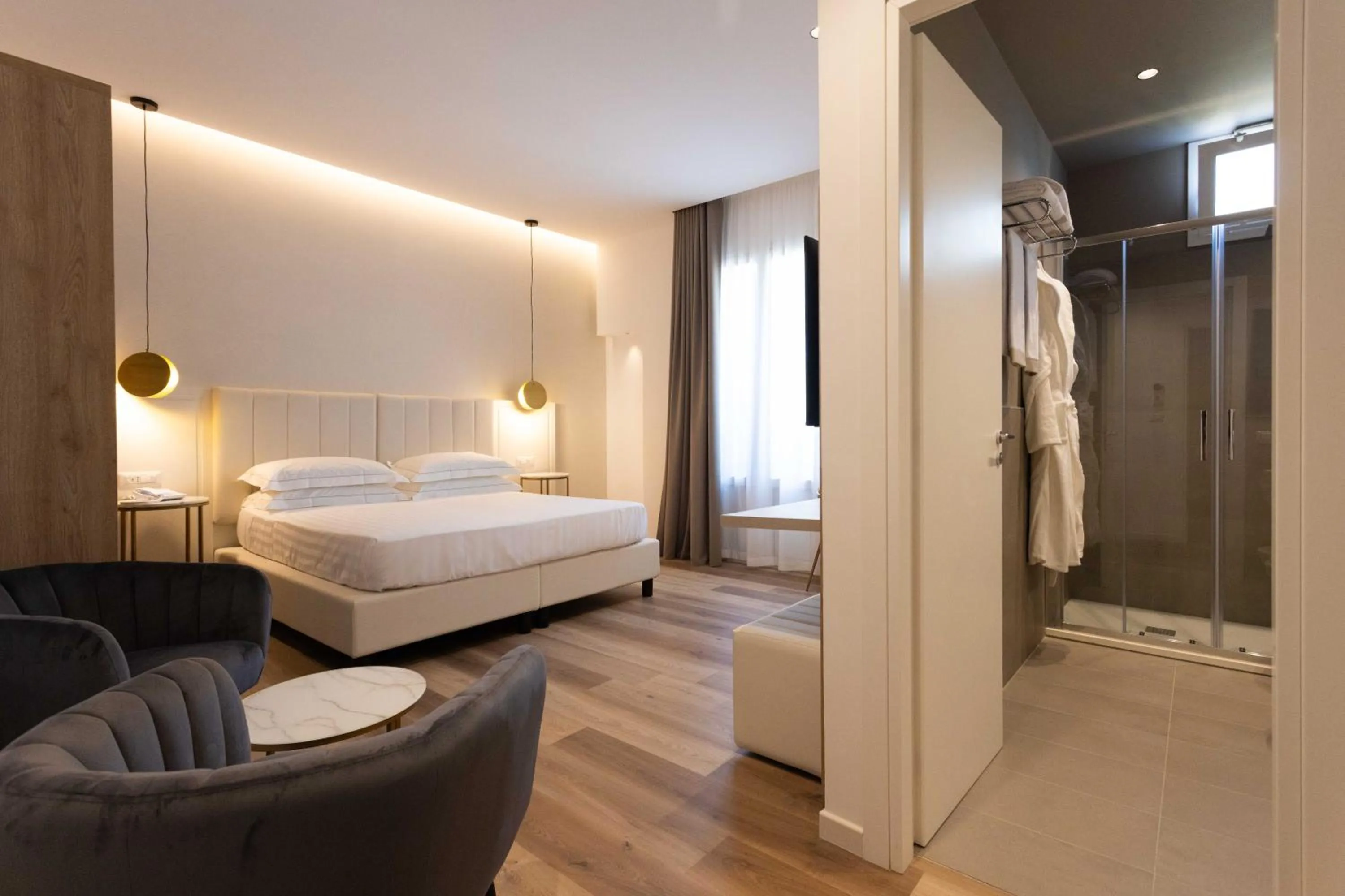 Bed in Mondello Glam Hotel & Terrace