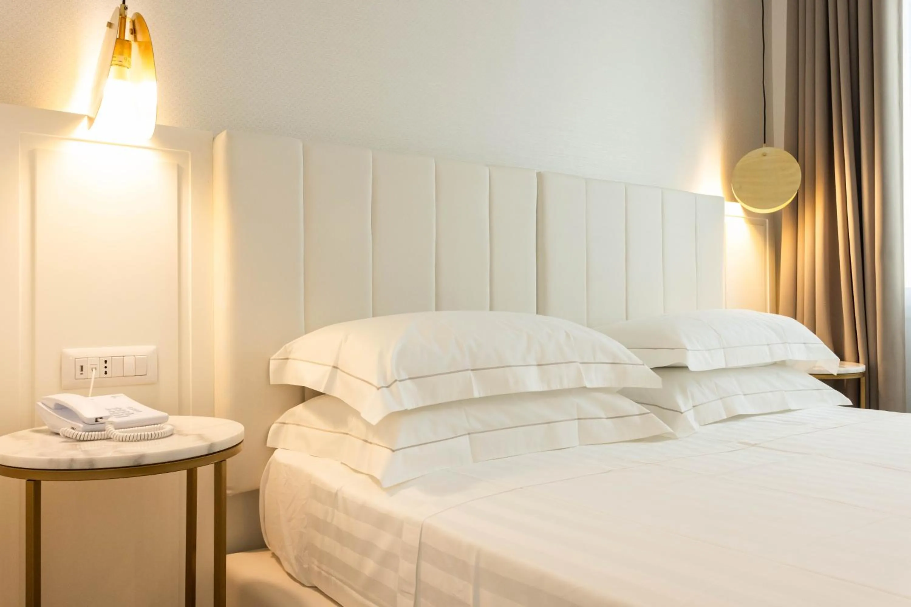 Bed in Mondello Glam Hotel & Terrace