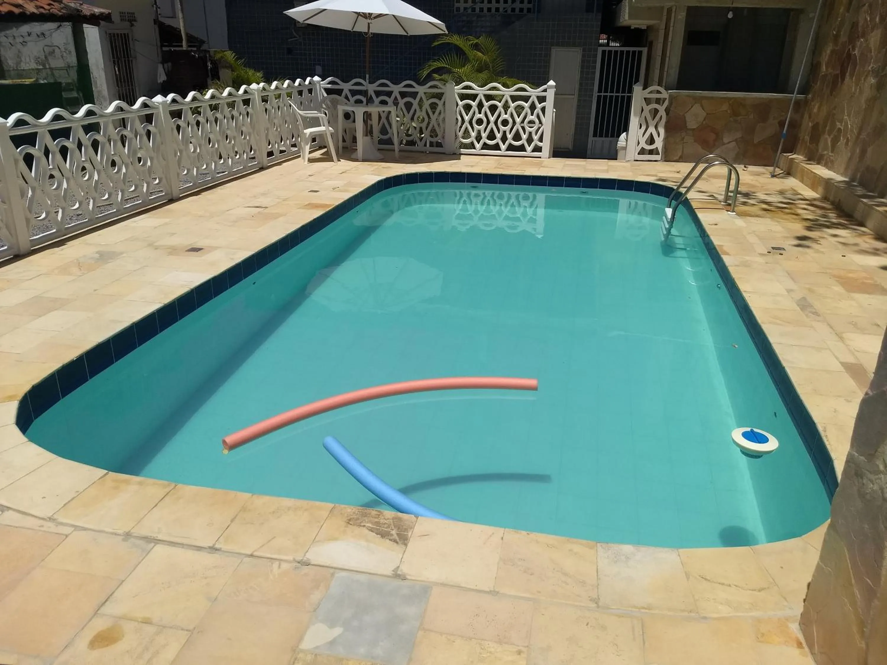 Swimming pool in Pousada Santa Fé