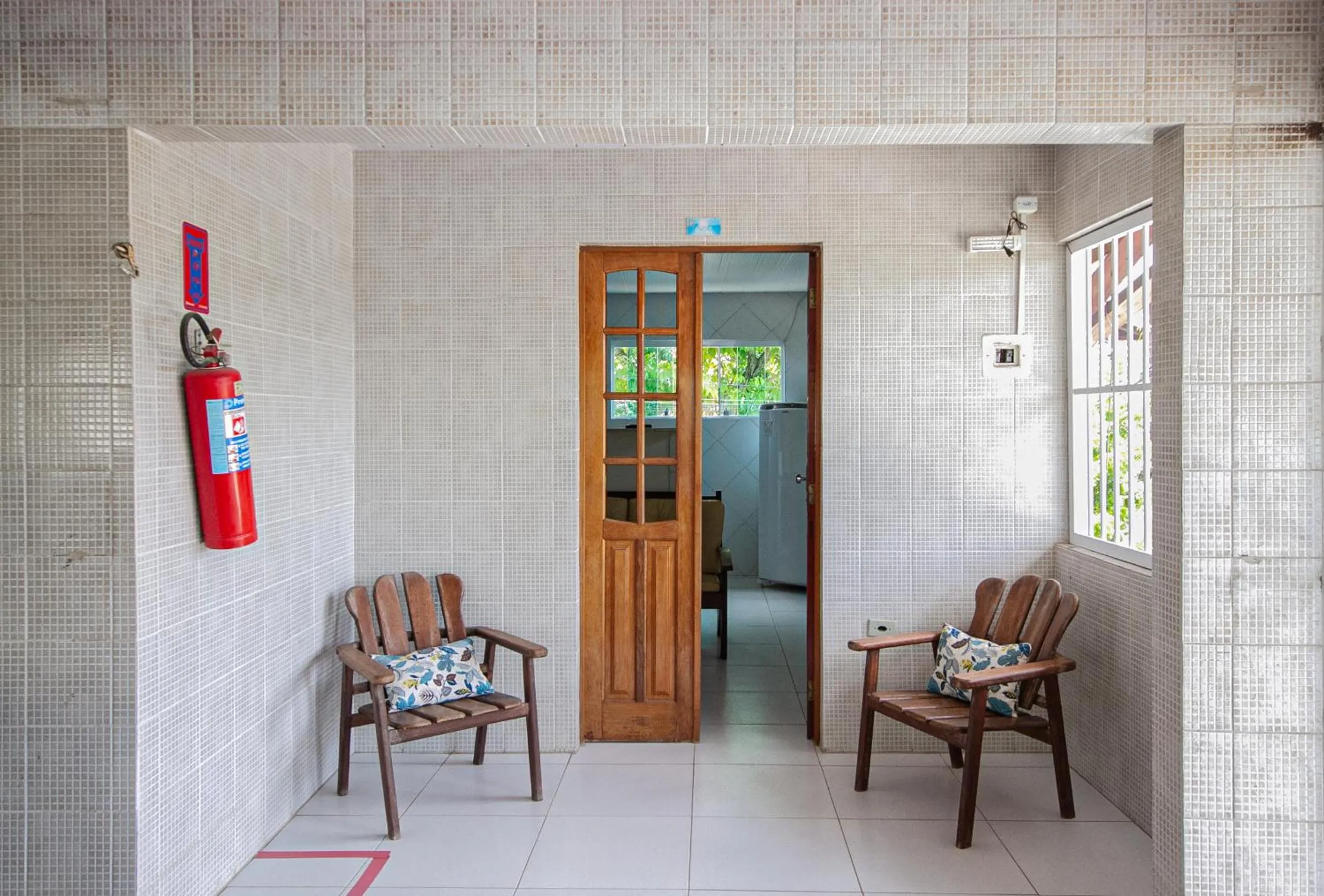 Balcony/Terrace in Pousada Santa Fé