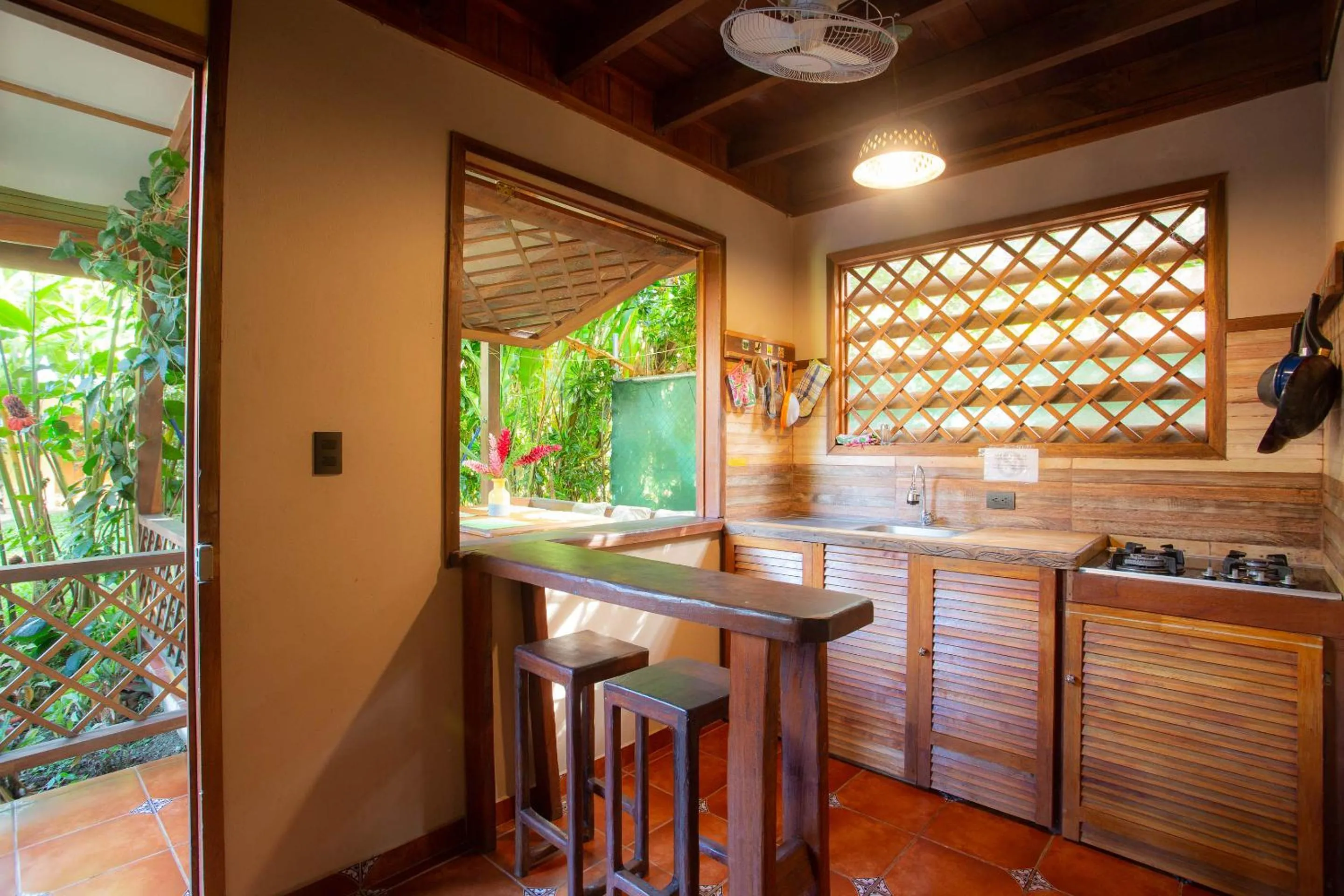 Kitchen or kitchenette in Hotel Casa Merlin