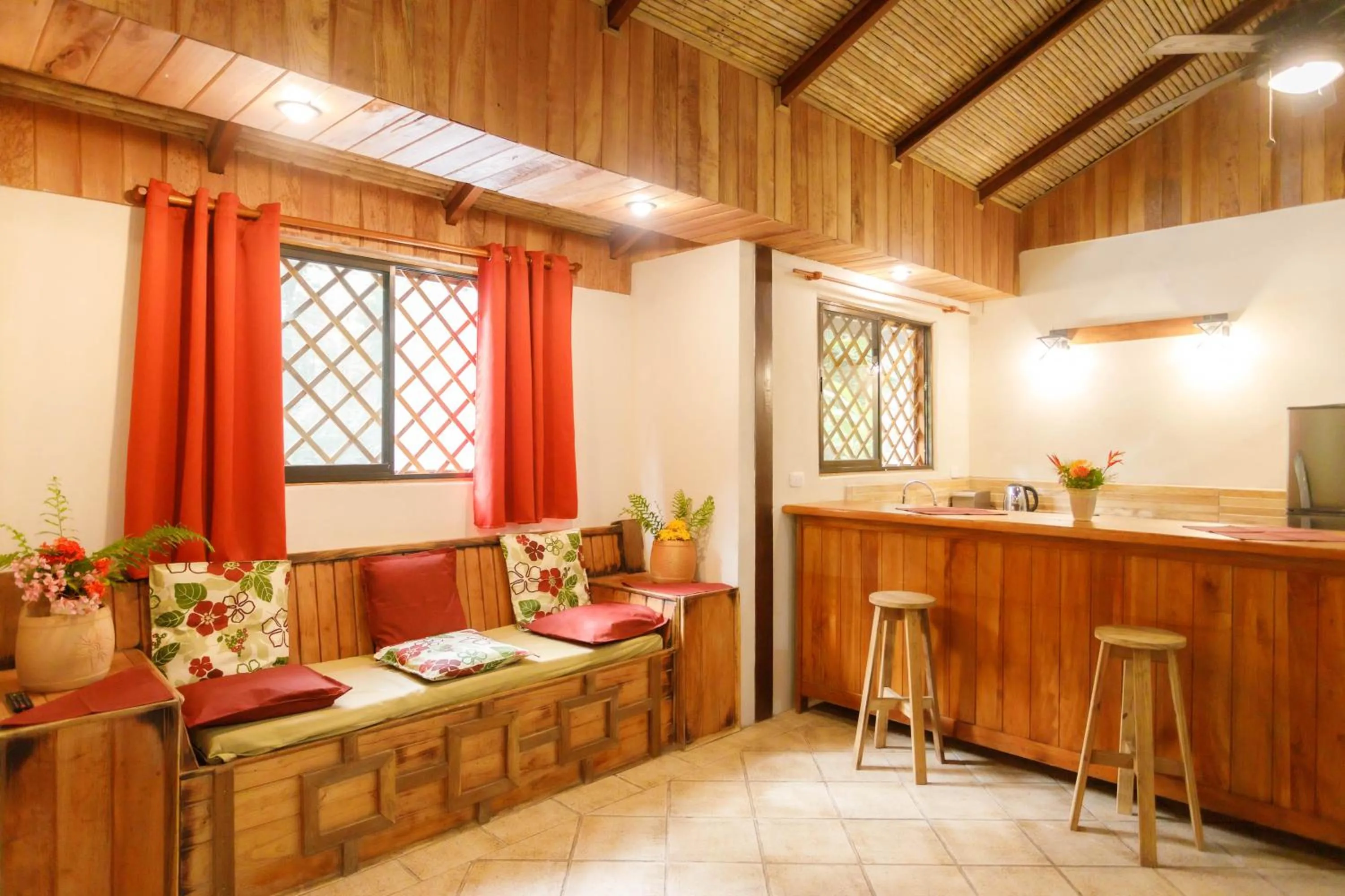 Seating area in Hotel Casa Merlin