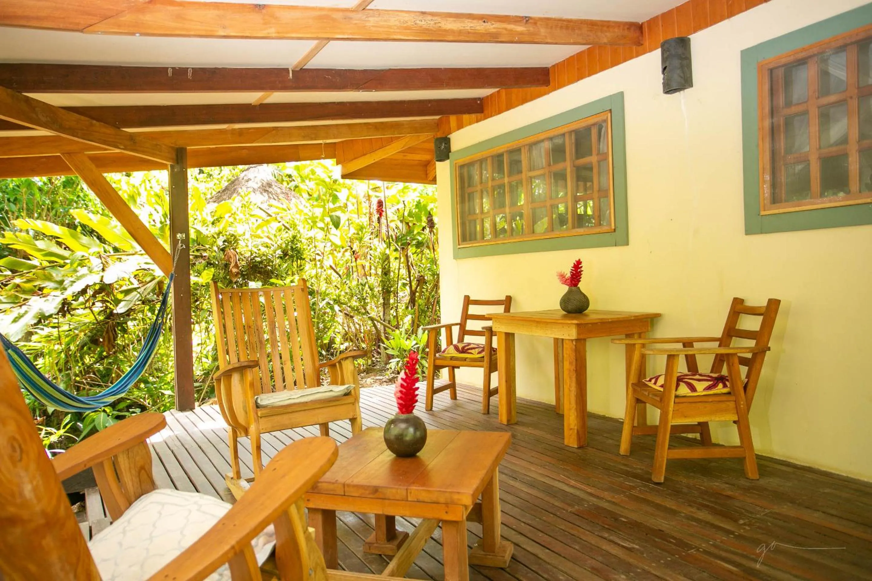 Patio in Hotel Casa Merlin