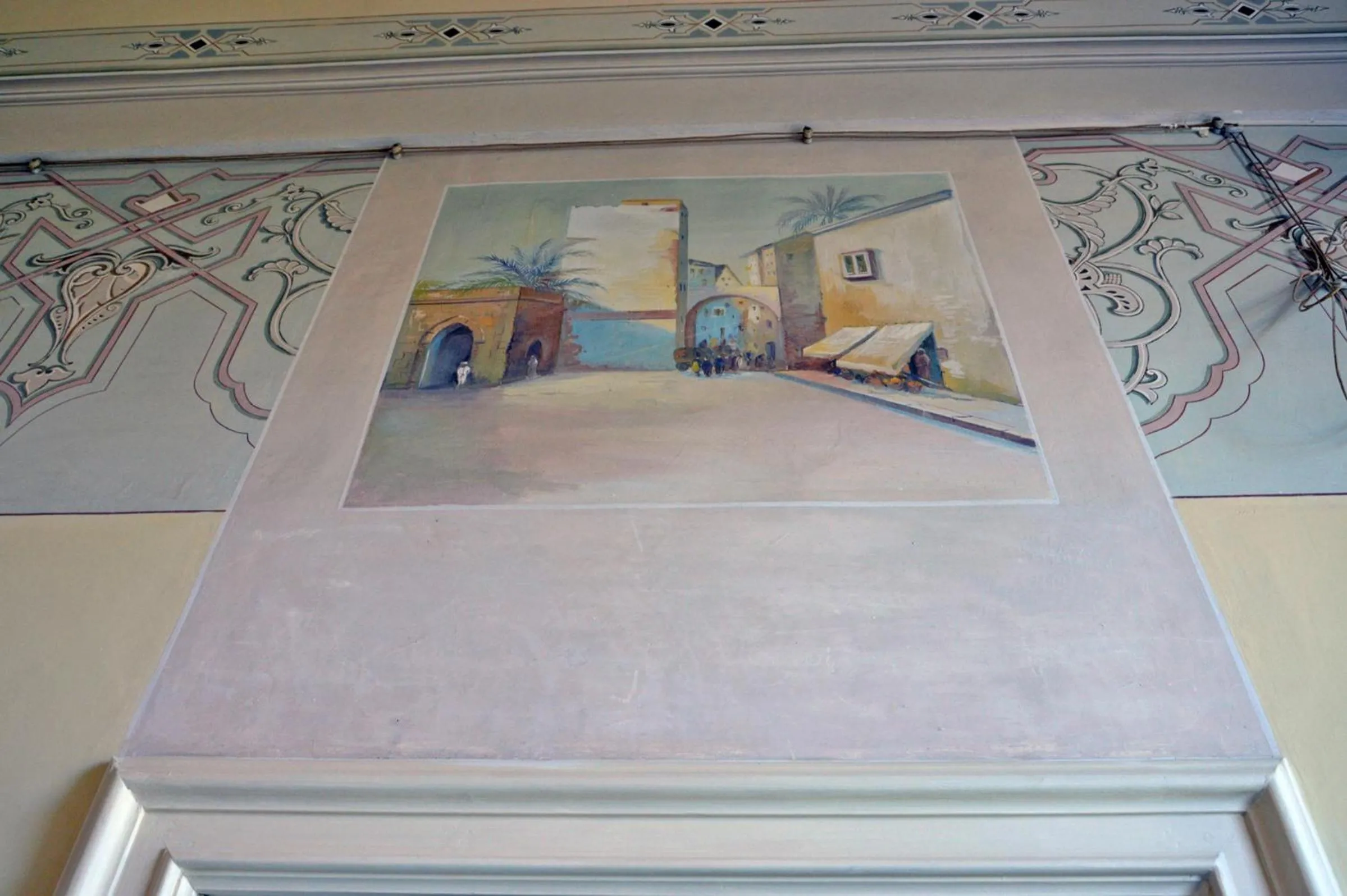 Decorative detail in Palazzo Vallebona