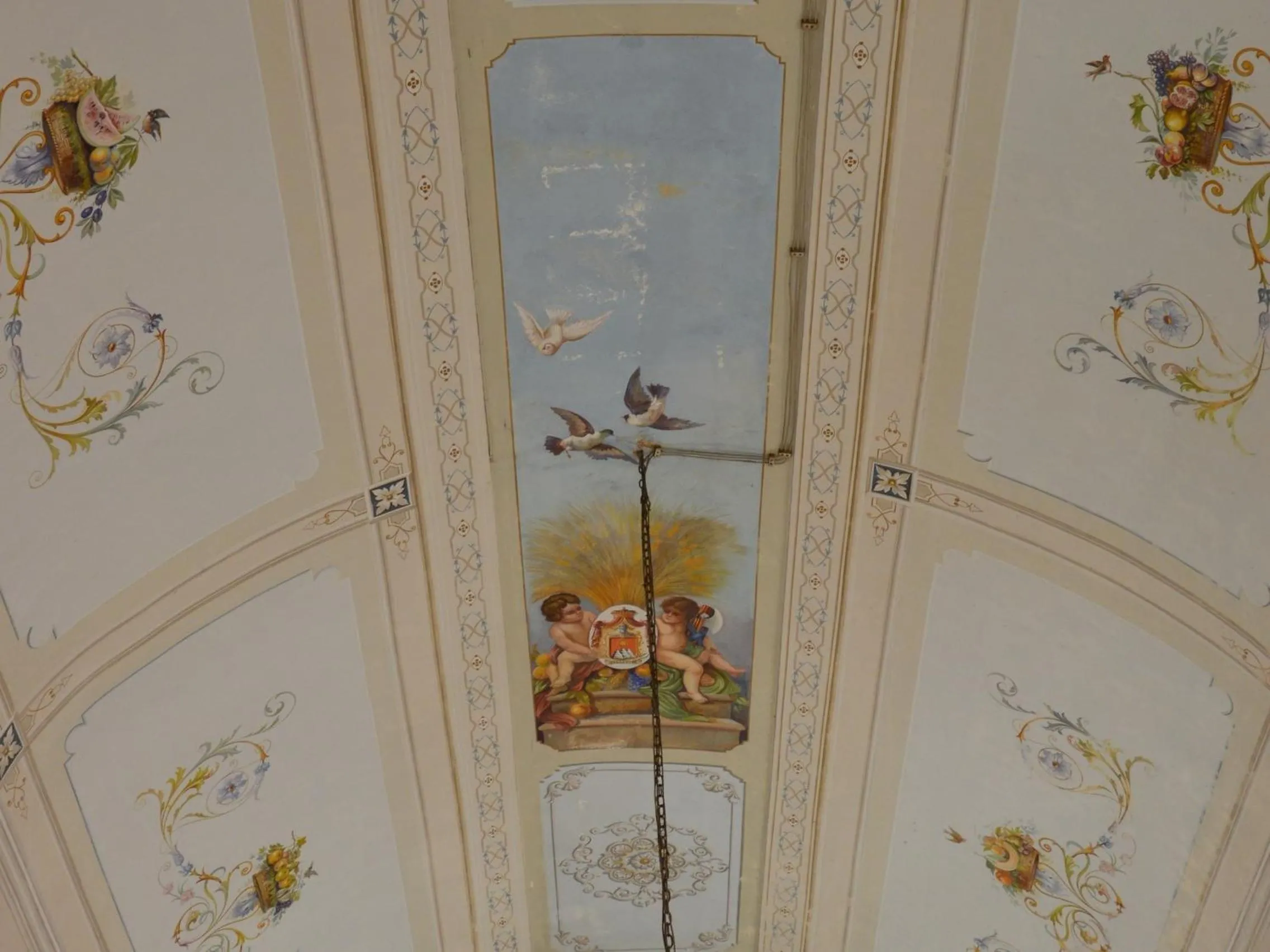 Decorative detail in Palazzo Vallebona