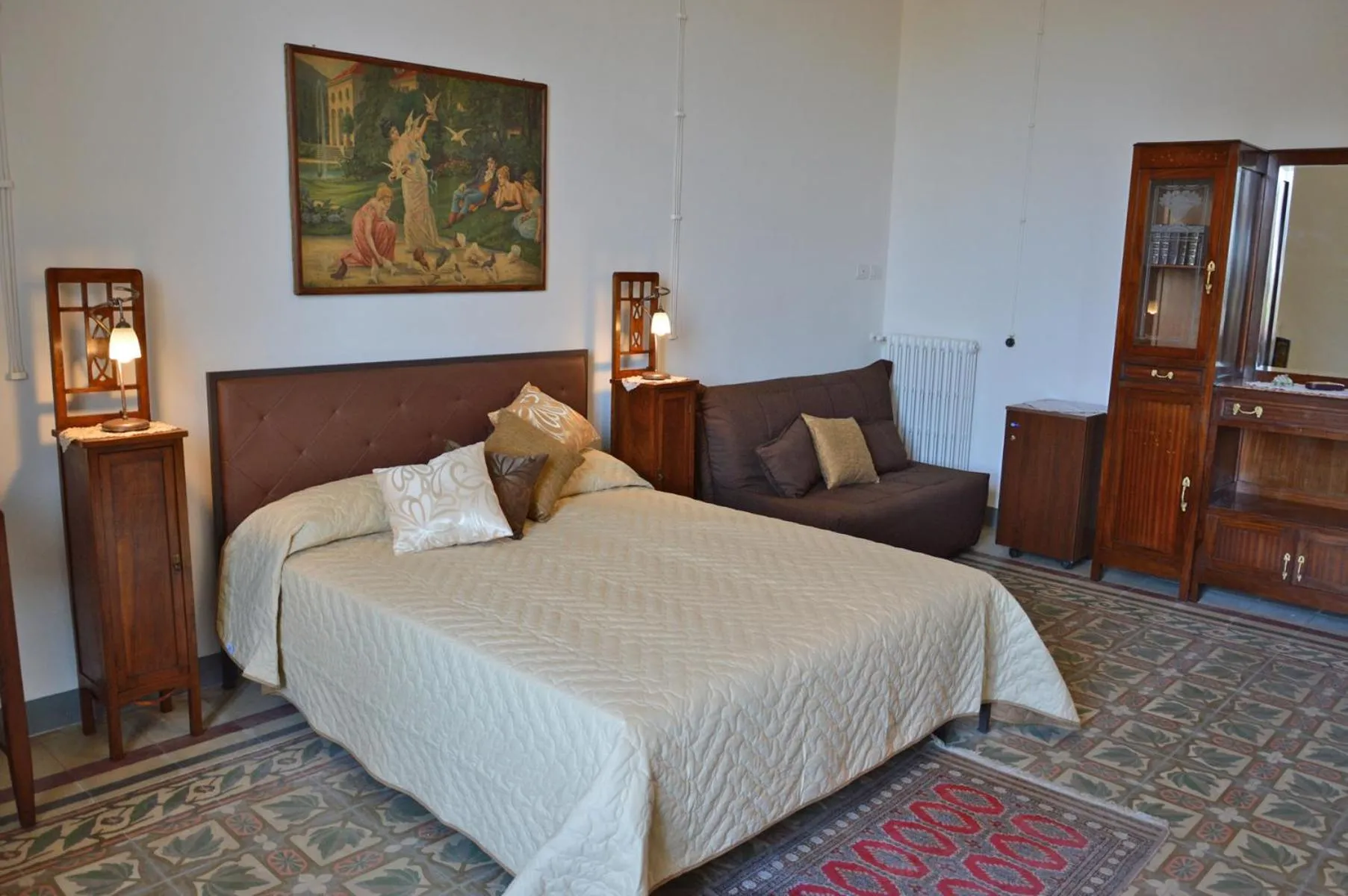 Bedroom, Bed in Palazzo Vallebona