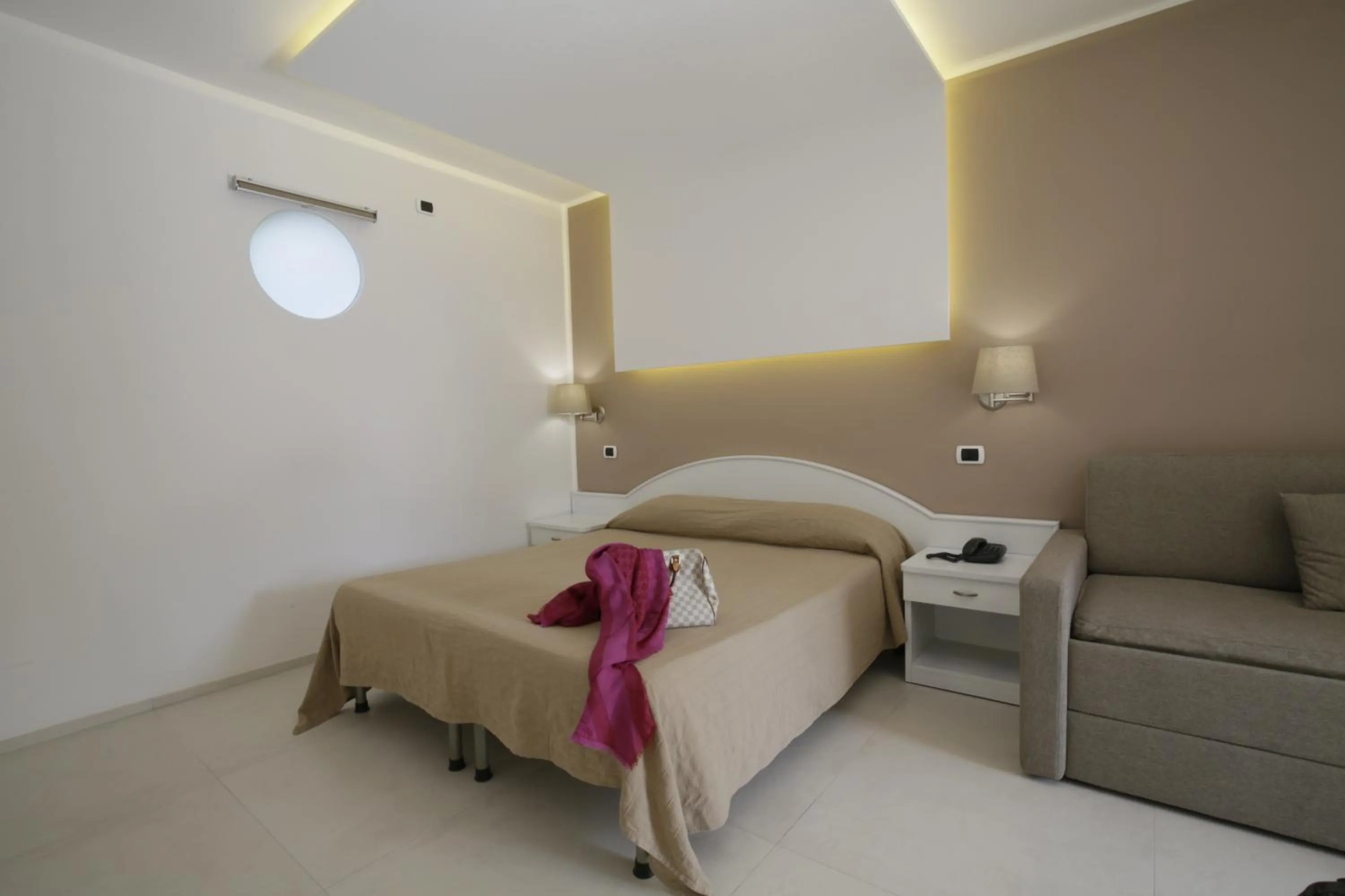 Bed in Garden Hotel Ripa