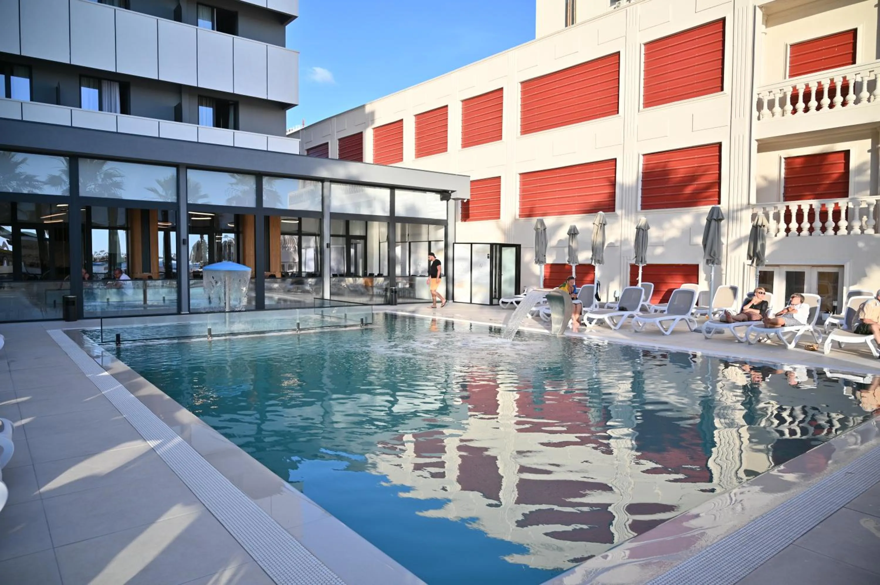 Pool view in Adria Palace