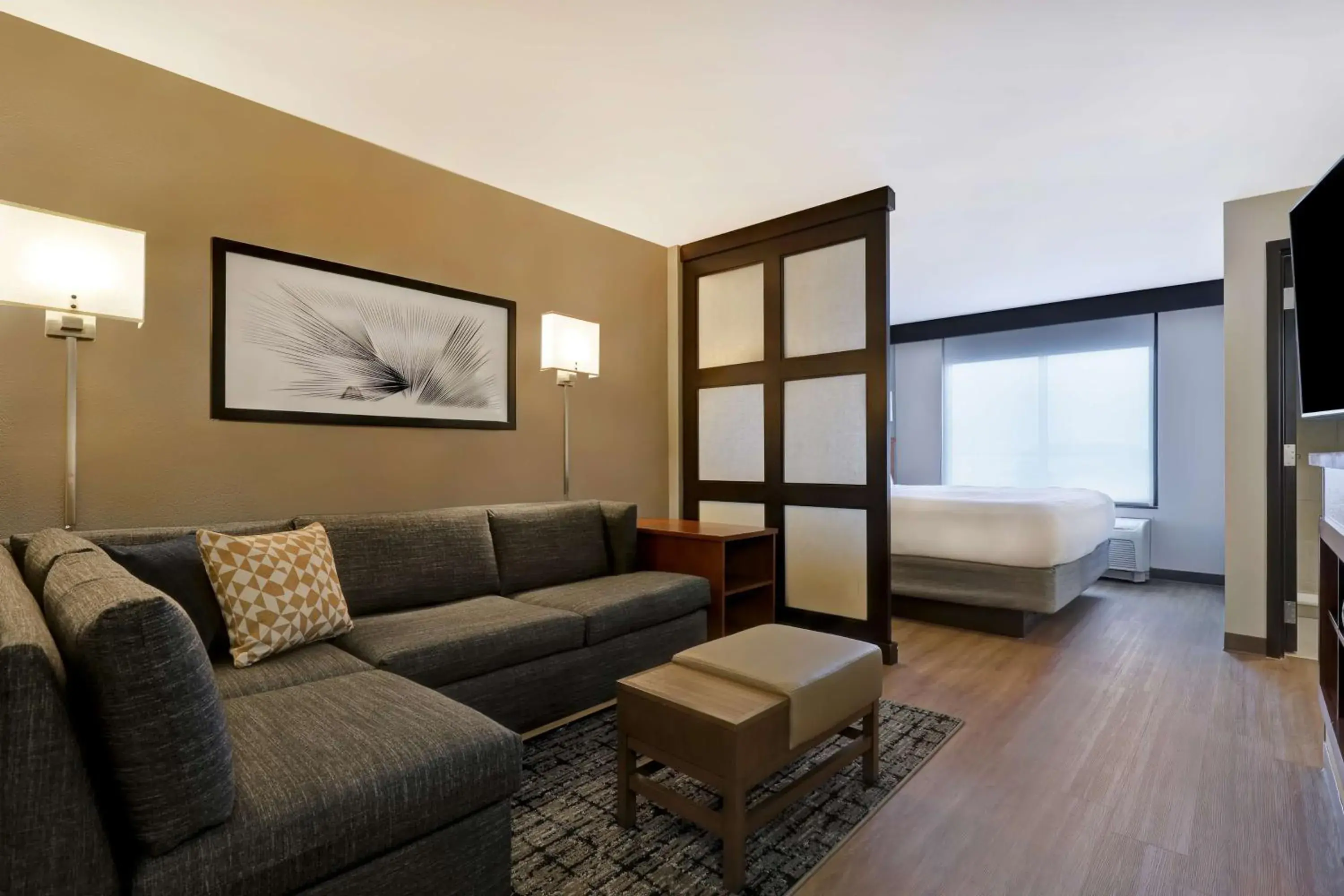 Bedroom, Bed in Hyatt Place San Antonio North Stone Oak Bedroom, Bed in Hyatt Place San Antonio North Stone Oak