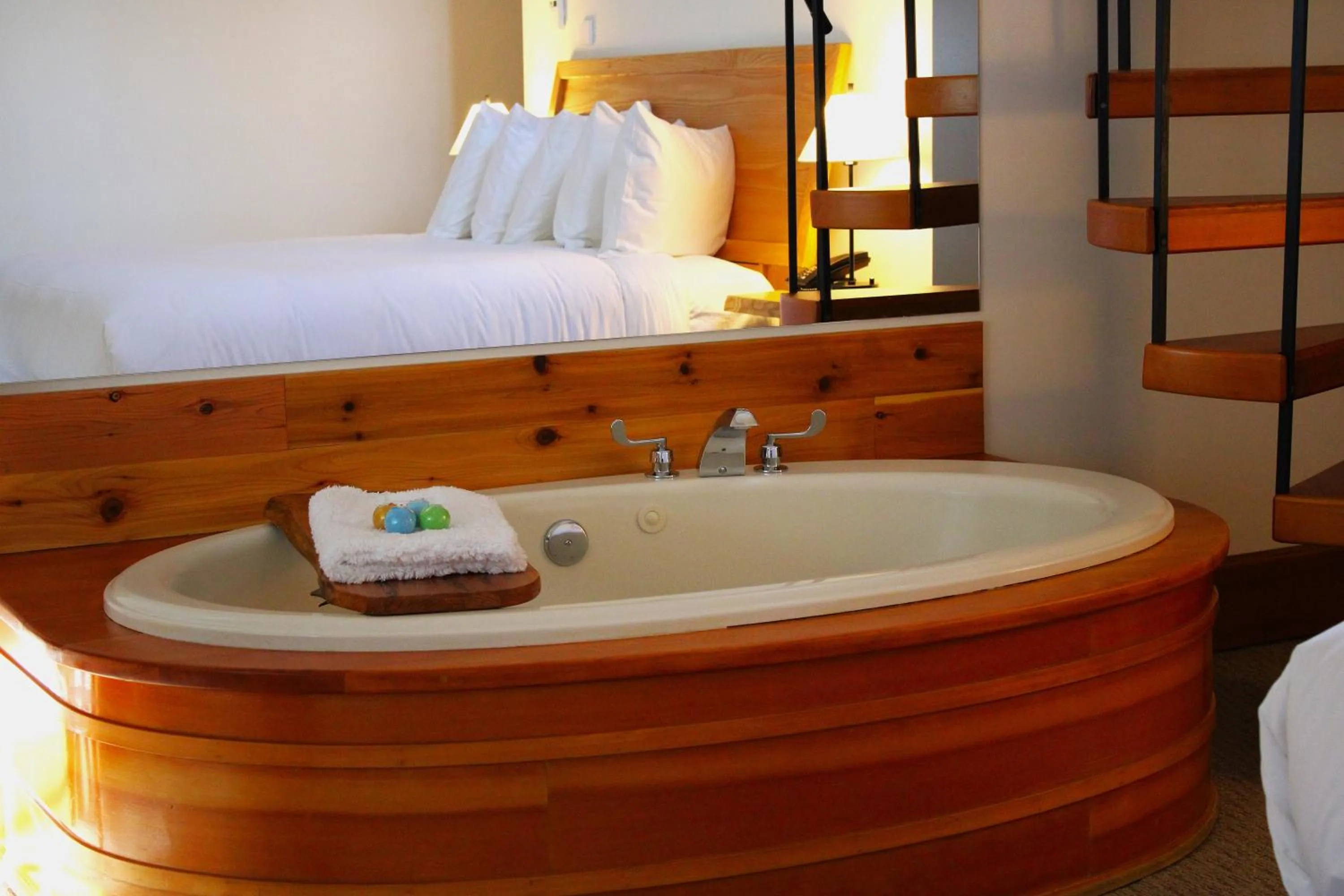 Bed in Sooke Harbour House