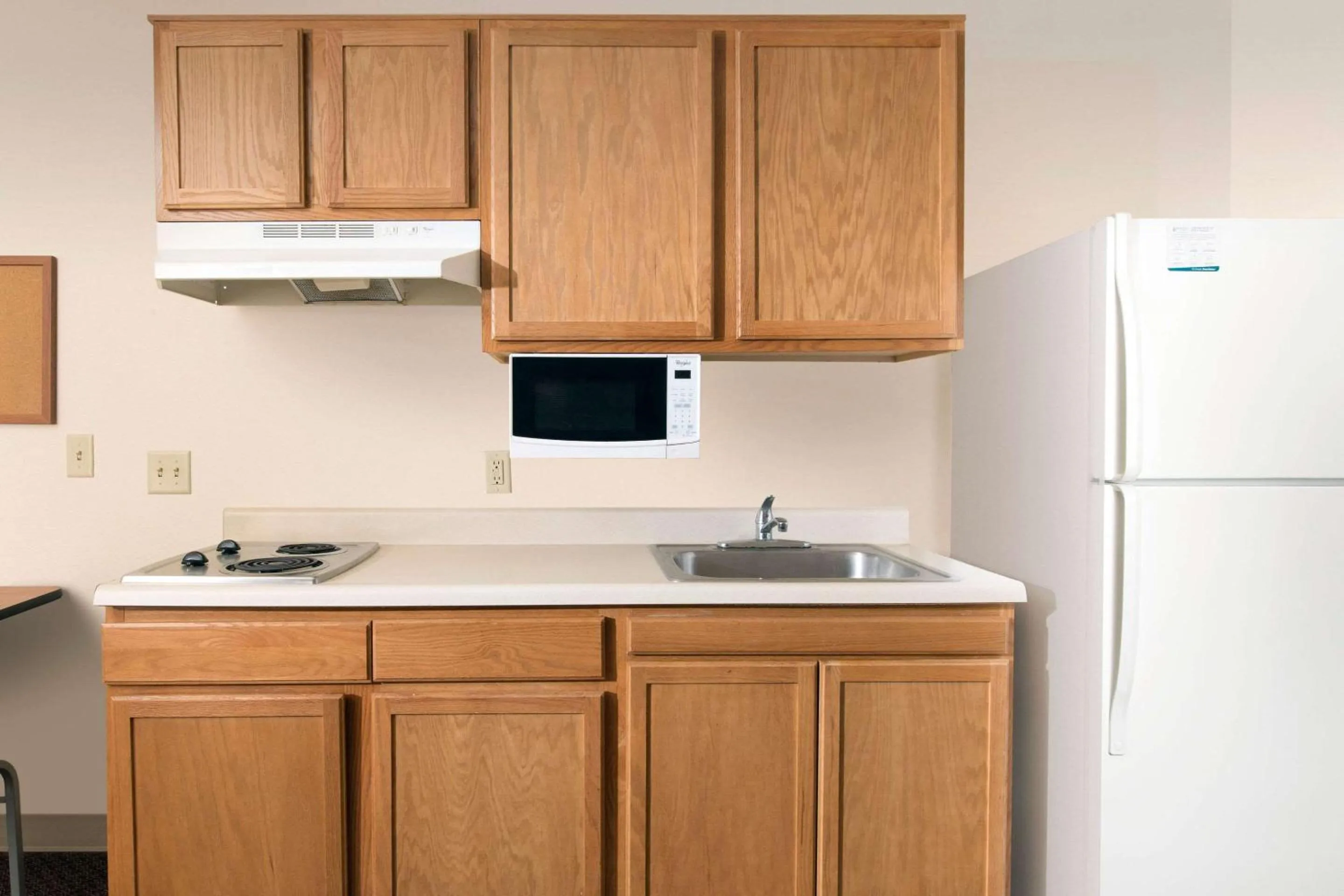 Photo of the whole room in WoodSpring Suites San Antonio North Live Oak I-35