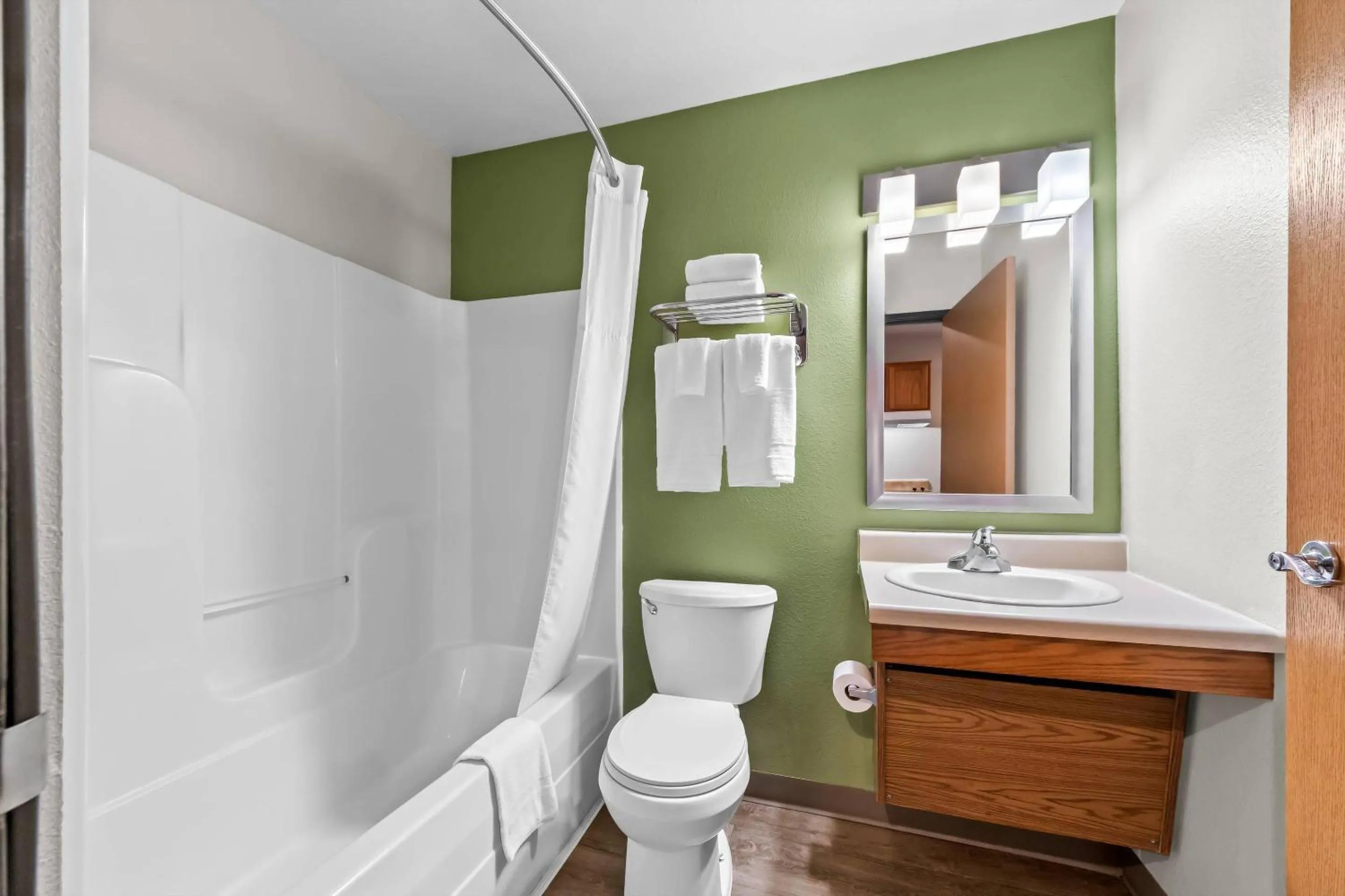 Bedroom in WoodSpring Suites San Antonio South