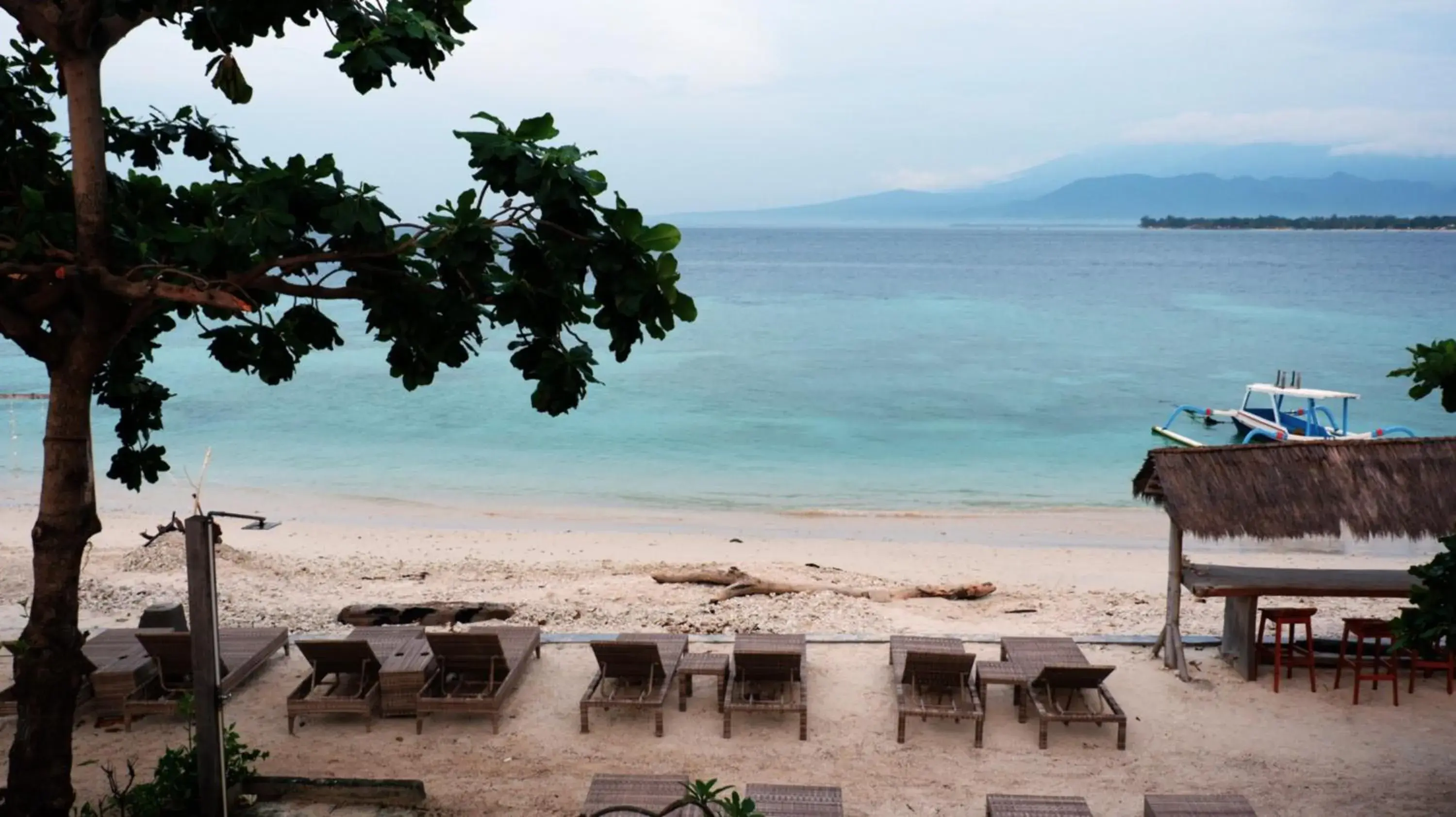 Sea view in Gili Meno Mojo Beach Resort Sea view in Gili Meno Mojo Beach Resort