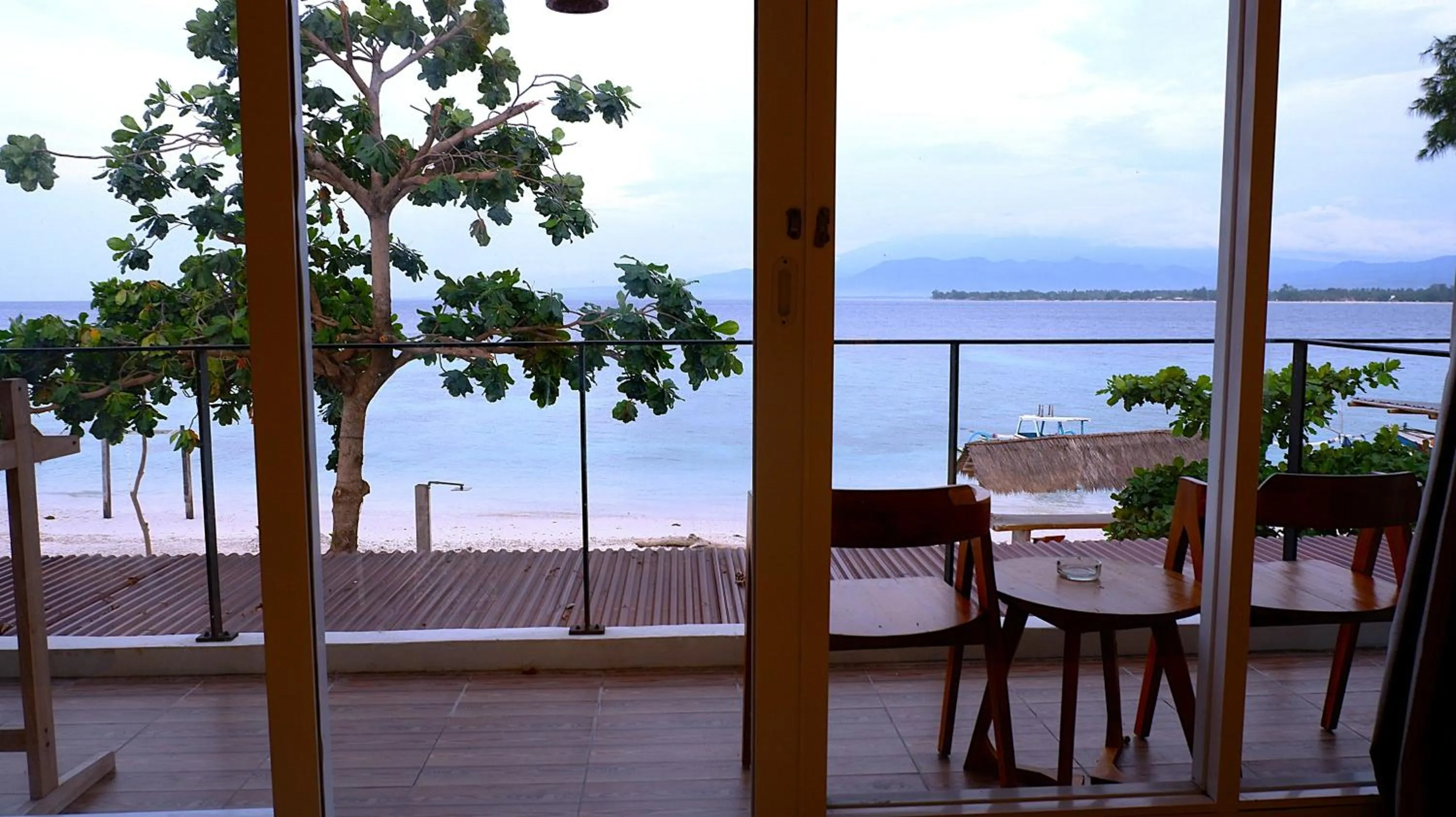 Balcony/Terrace in Gili Meno Mojo Beach Resort