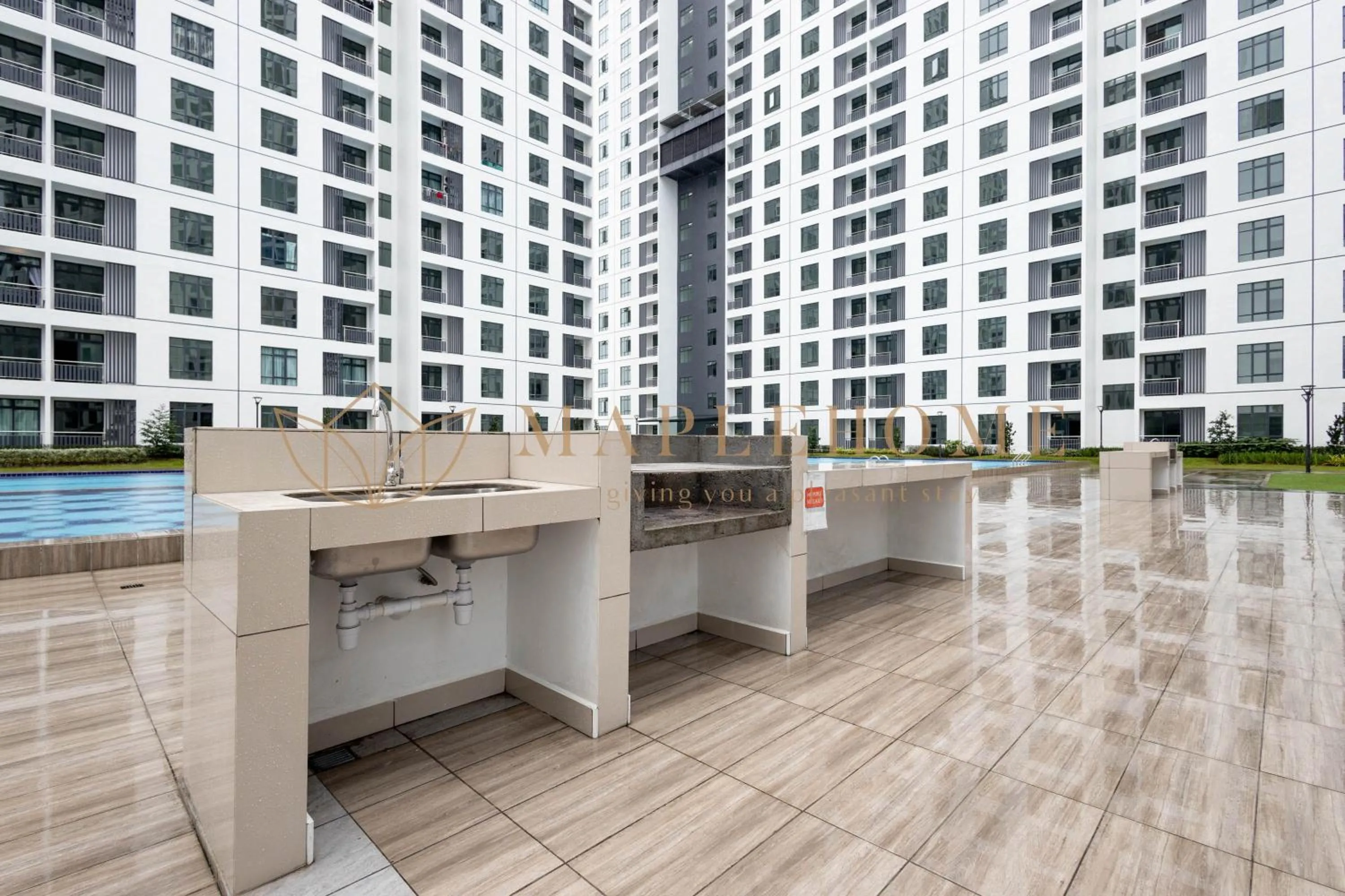BBQ facilities in KSL Residences 2 Premier Suites Johor Bahru