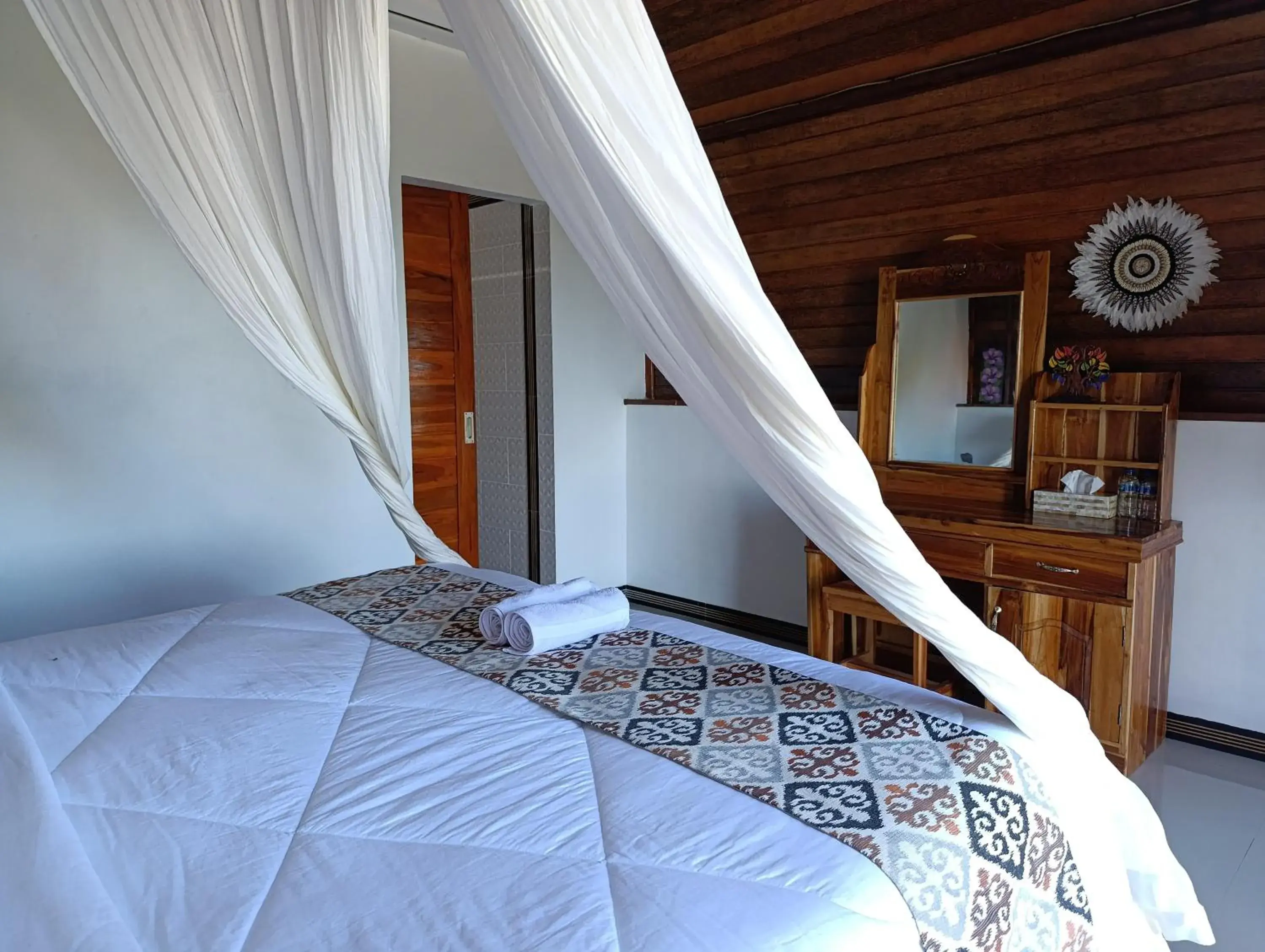 View (from property/room), Bed in Kubuhill Sunset Bungalow View (from property/room), Bed in Kubuhill Sunset Bungalow