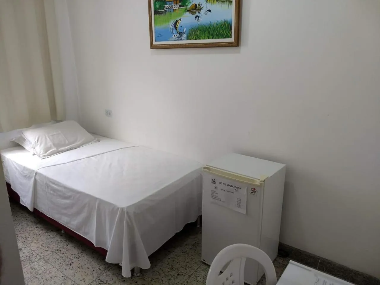 Bed in Hotel Marajoara