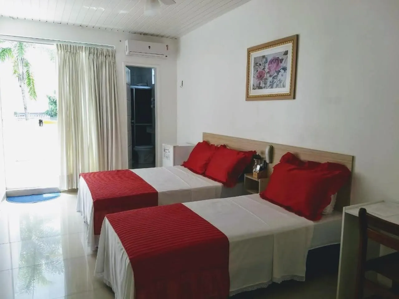 Bed in Hotel Marajoara