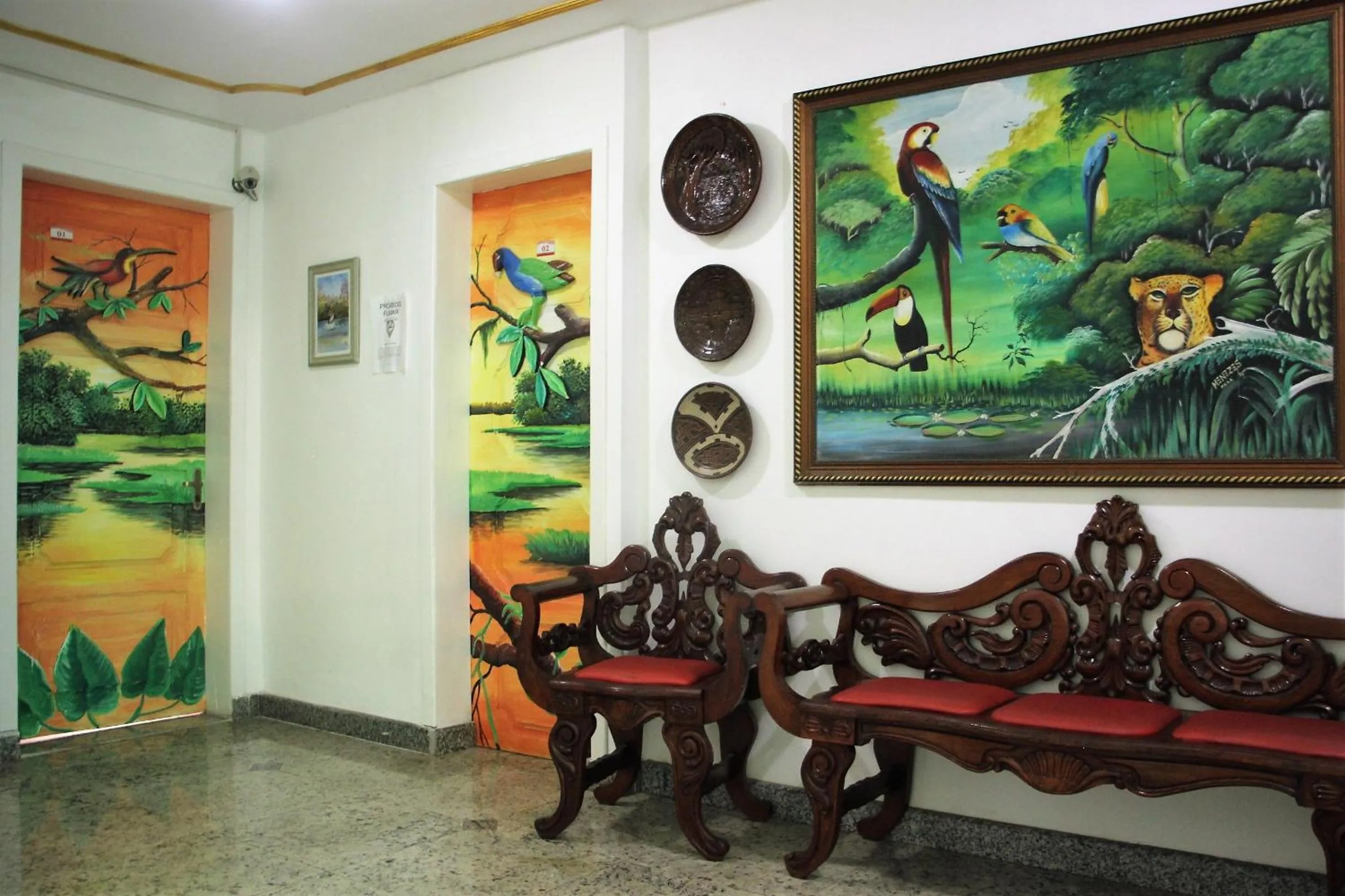 Communal lounge/ TV room in Hotel Marajoara