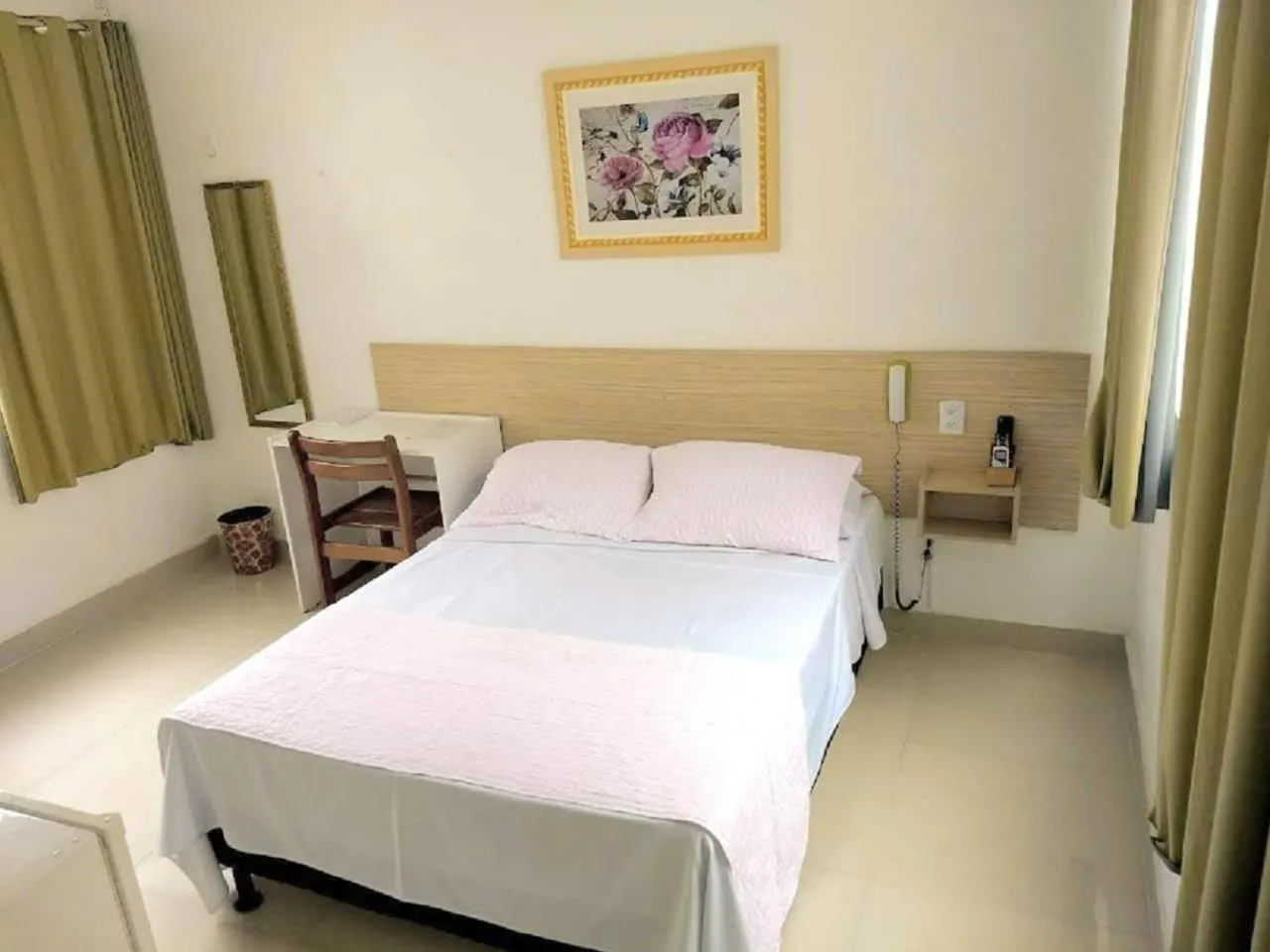 Bed in Hotel Marajoara