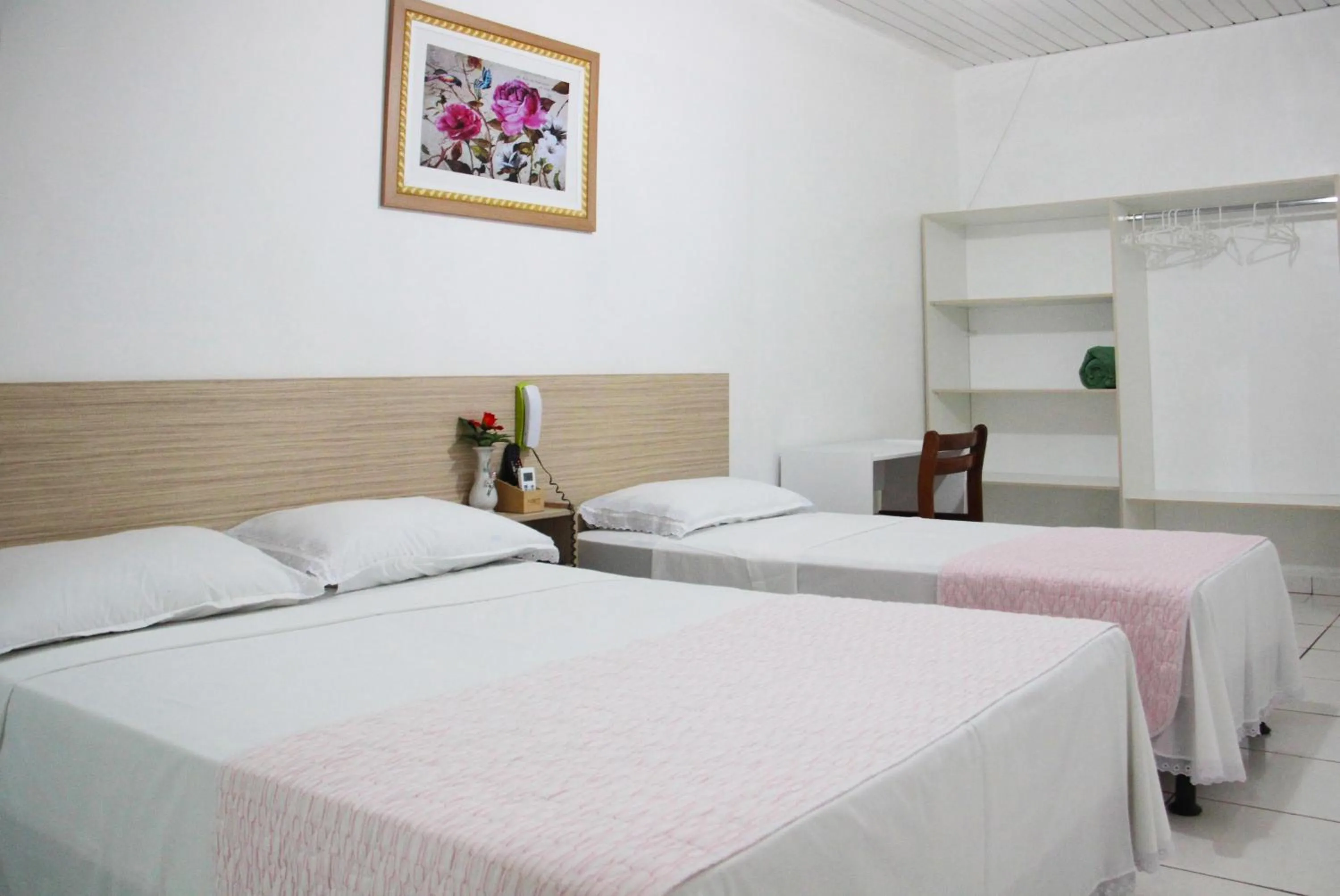 Bed in Hotel Marajoara