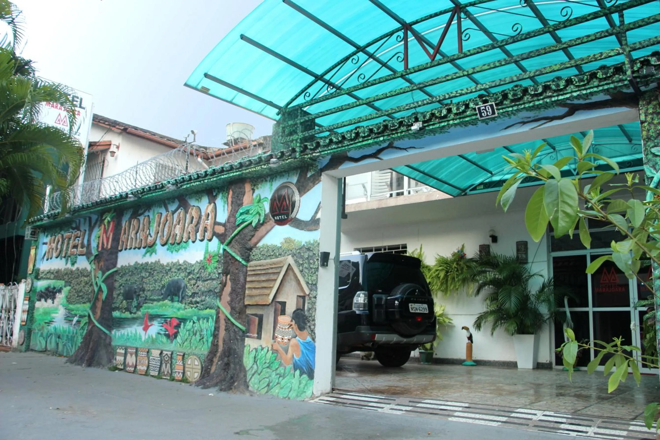 Facade/entrance in Hotel Marajoara
