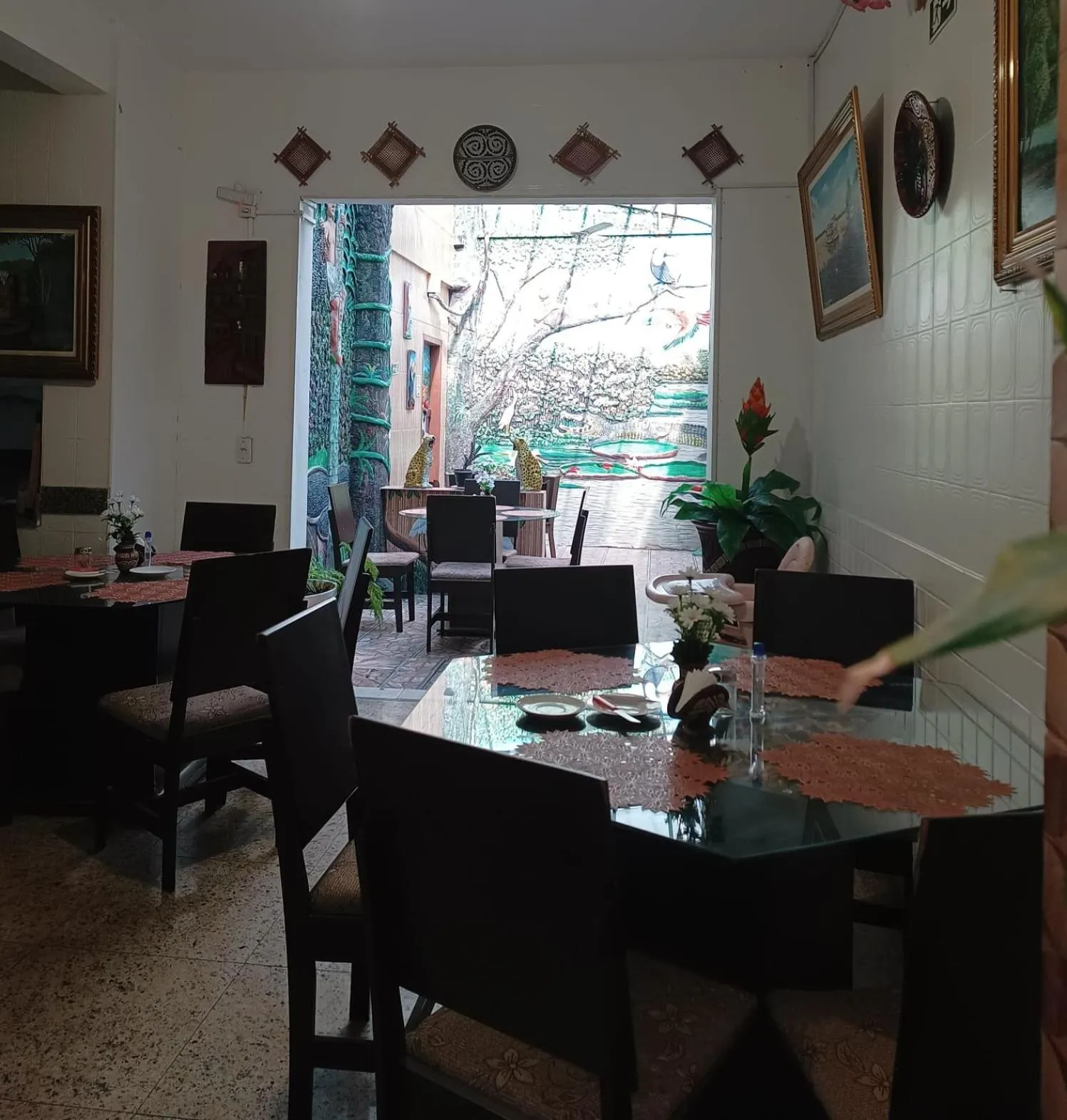 Dining area in Hotel Marajoara