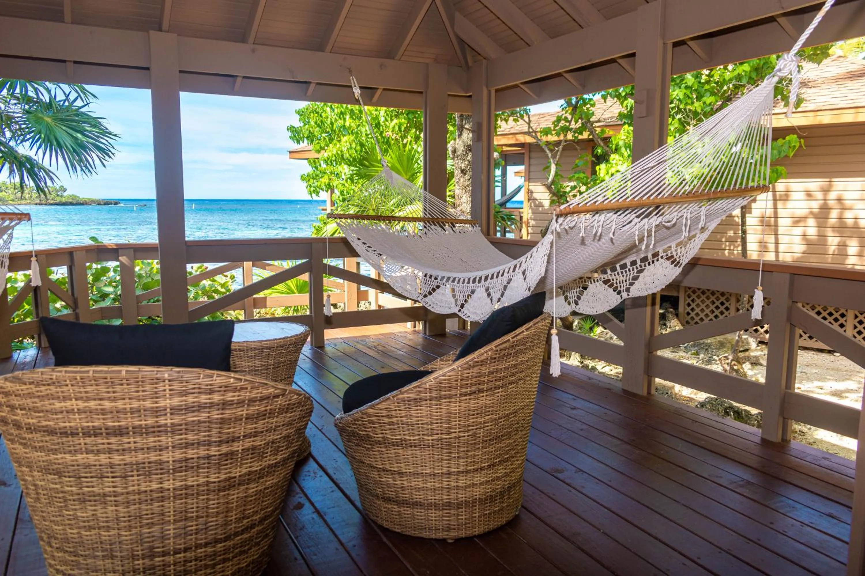 Patio in Anthony's Key Resort