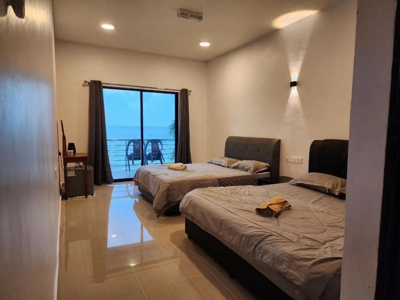 Bed in Juara Mutiara Resort