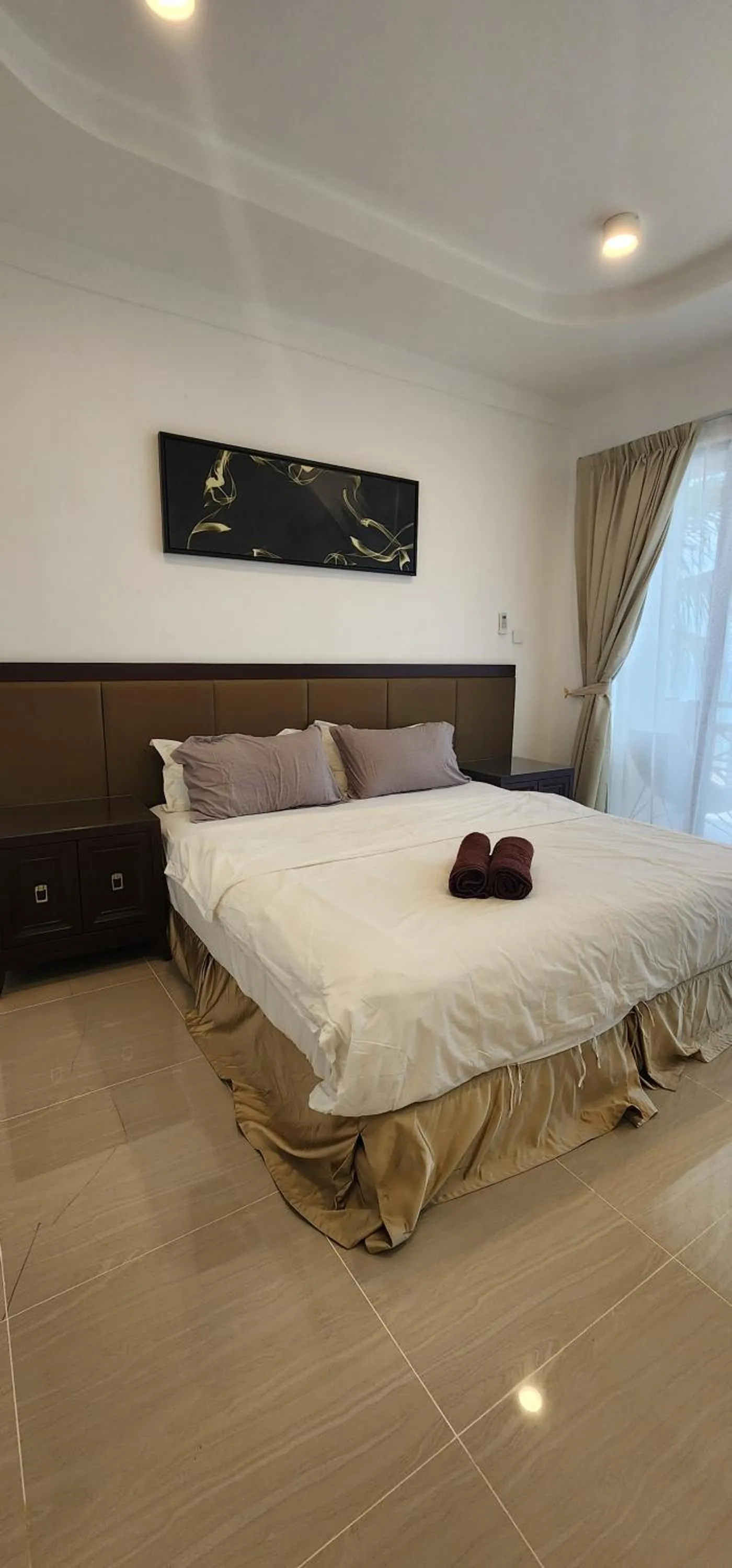 Bed in Juara Mutiara Resort