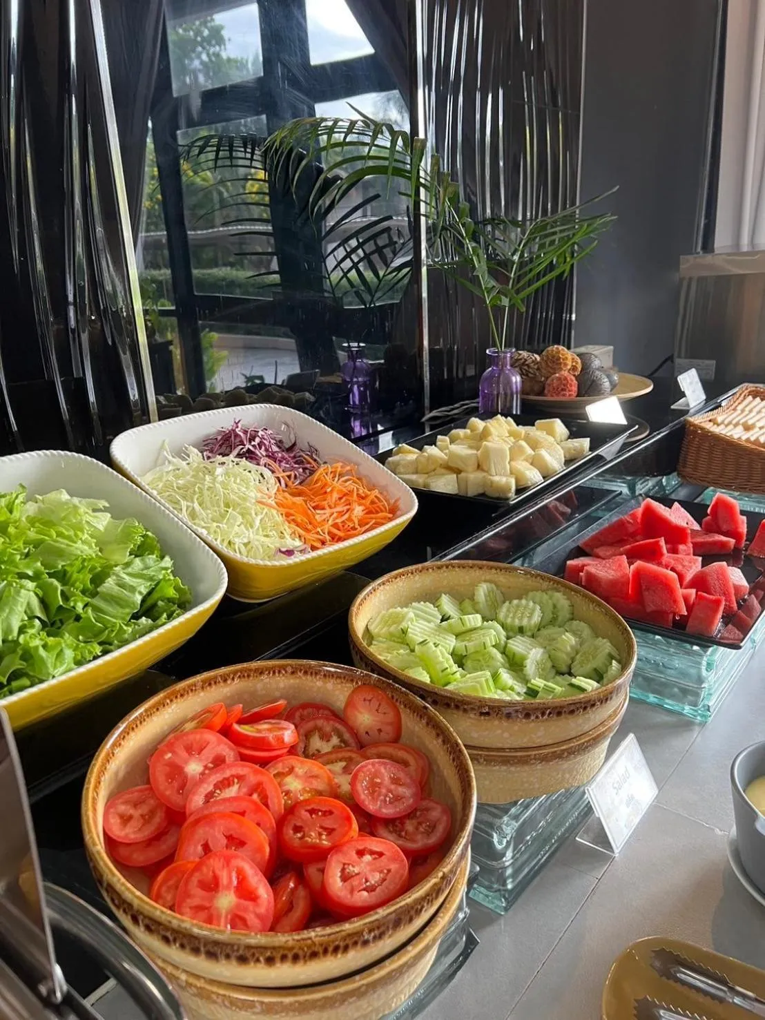 Buffet breakfast in Golden Tulip Essential Pattaya